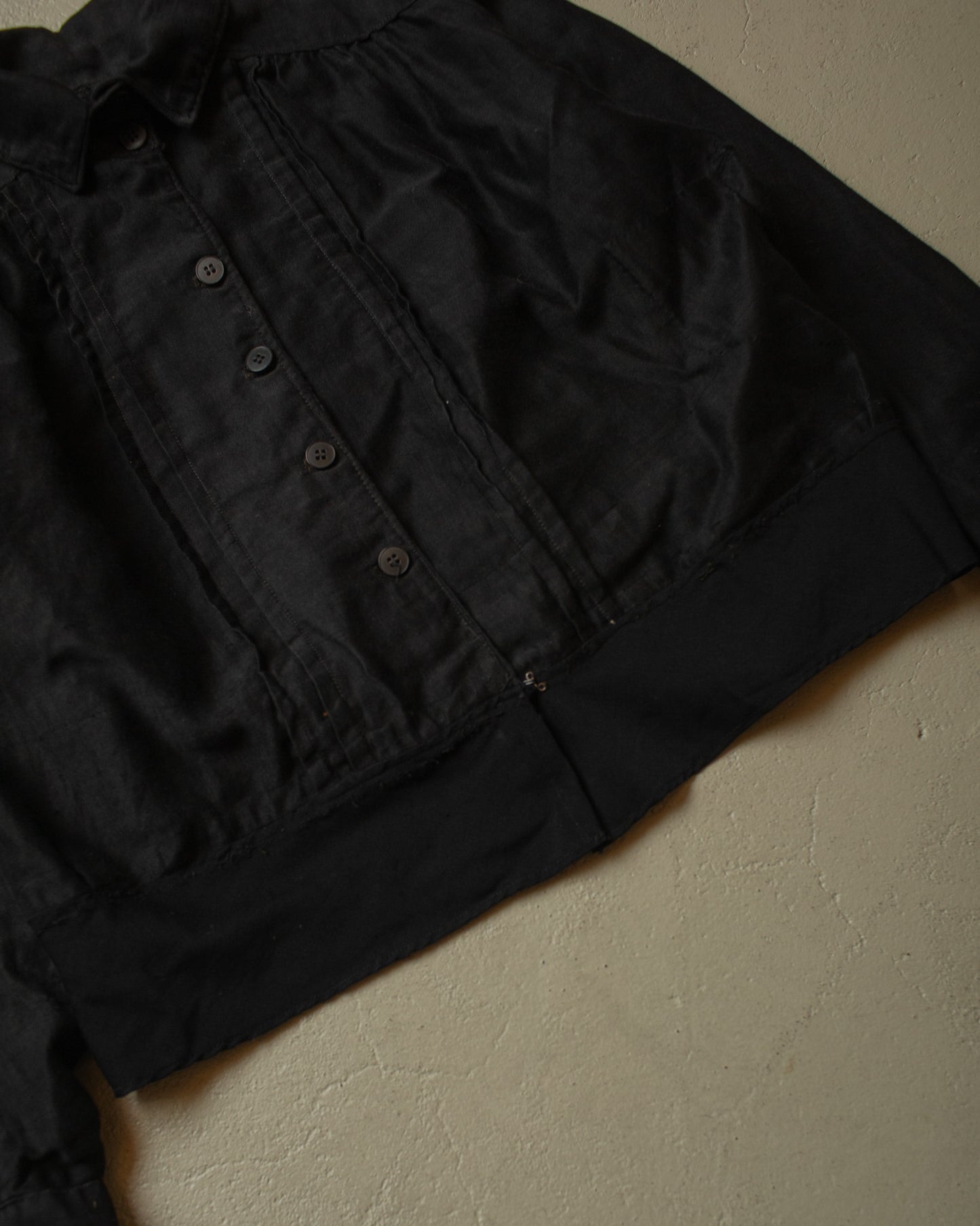 1920s/30s Womens Work Blouse/Jacket black - S