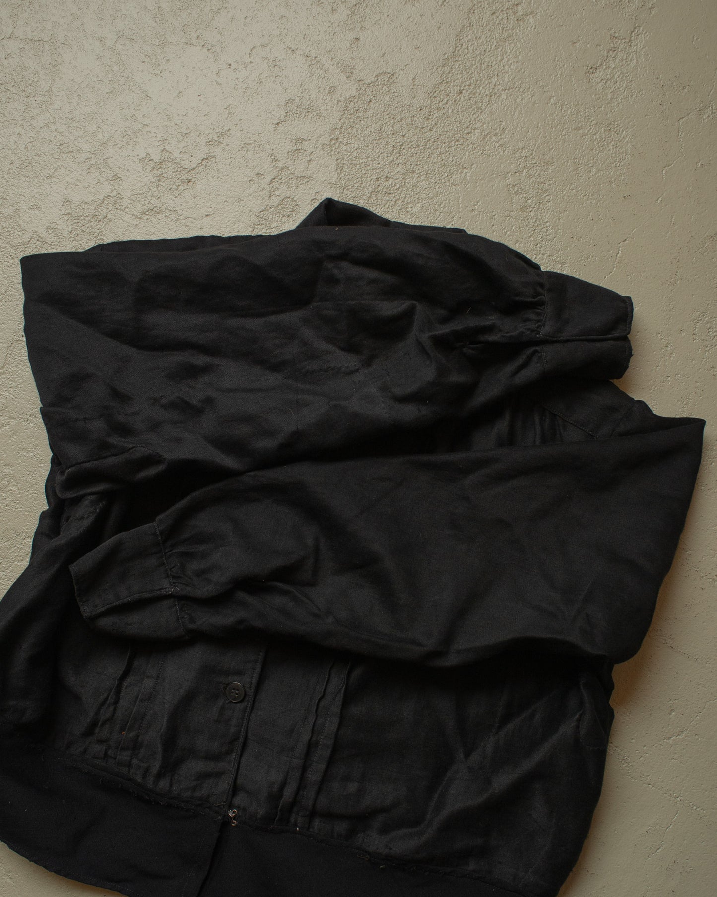 1920s/30s Womens Work Blouse/Jacket black - S