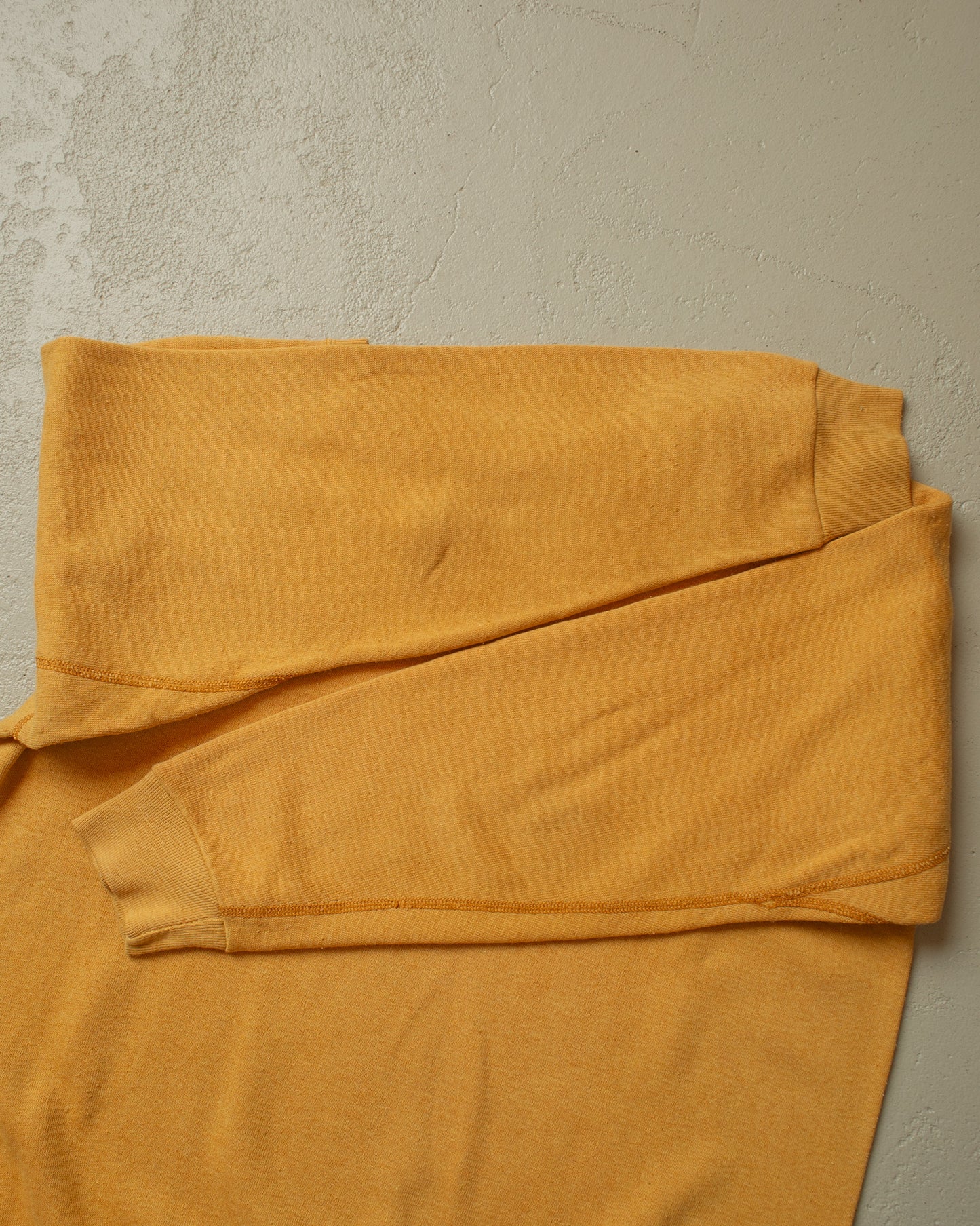 1970s Fruit of the Loom Sweatshirt mustard - M