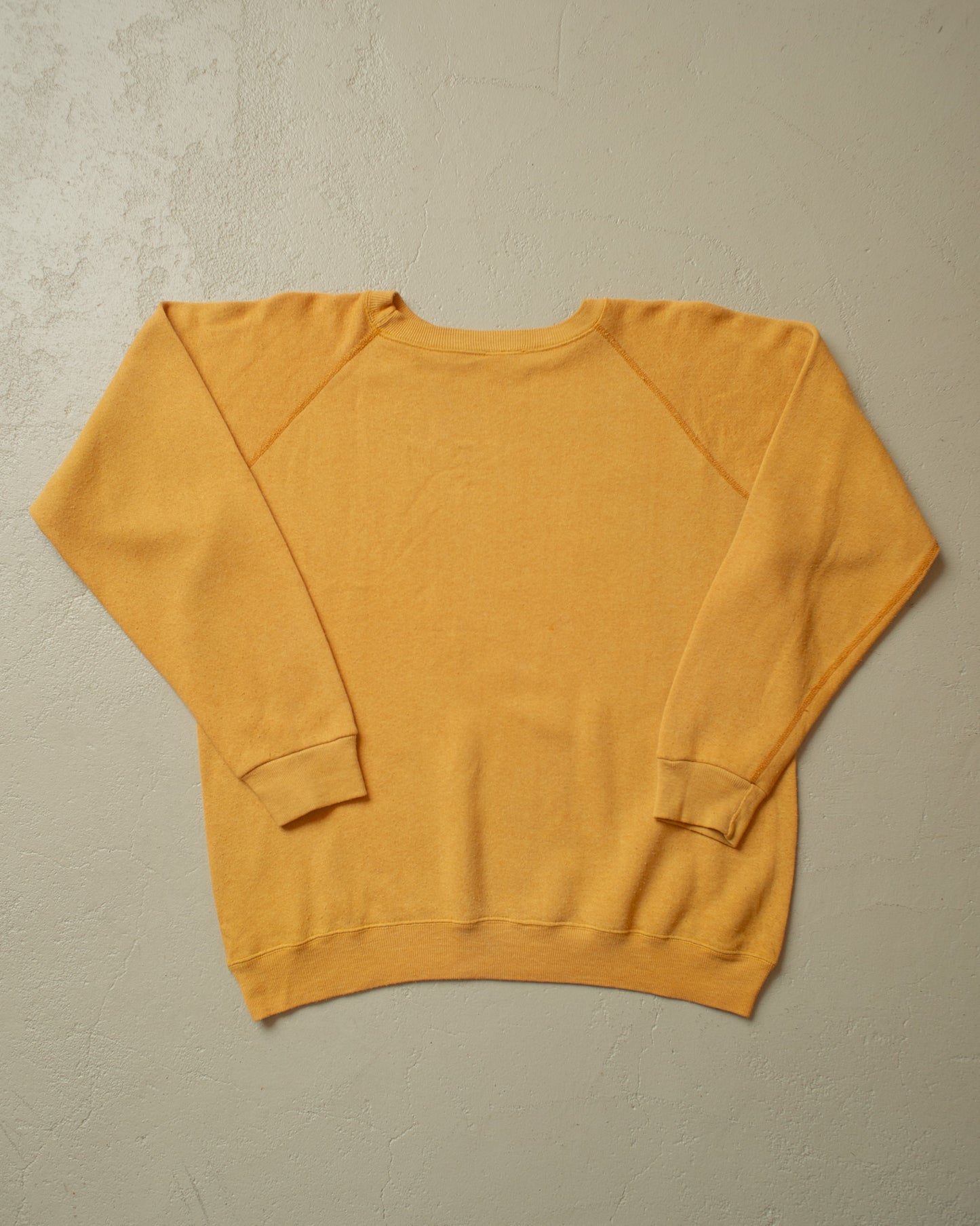 1970s Fruit of the Loom Sweatshirt mustard - M