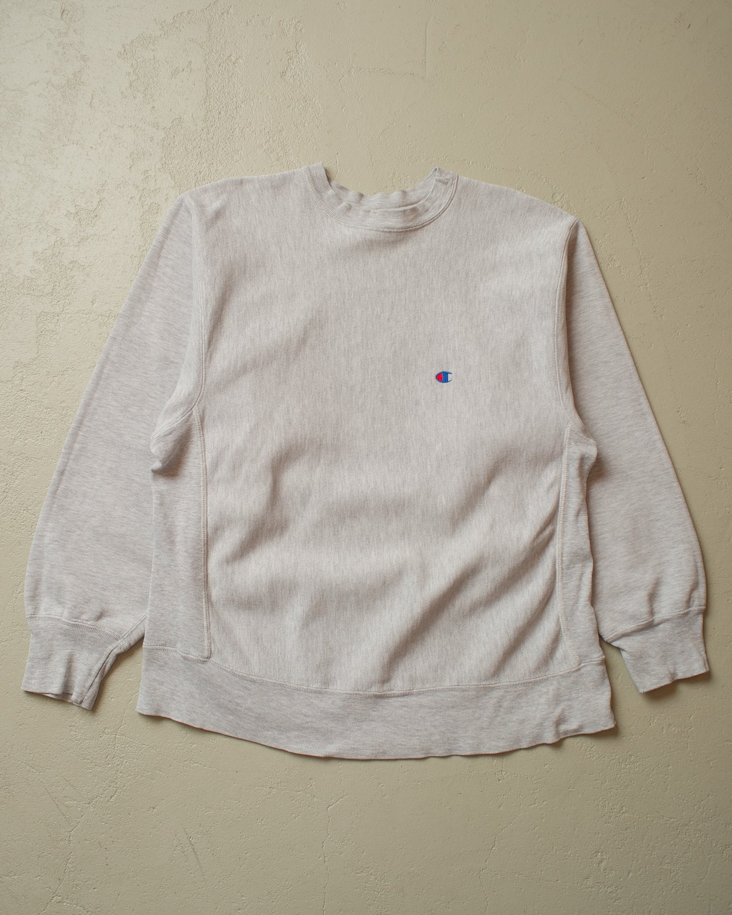 1980s Champion Logo Reverse Weave Sweatshirt grey - XL/XXL