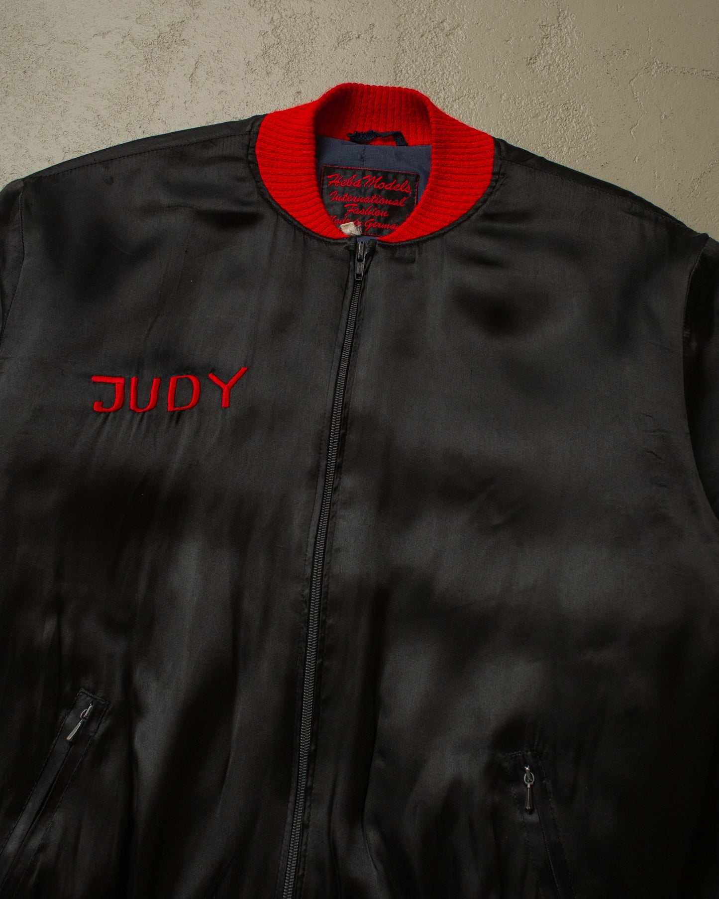 1980s German Heilbronn Souvenir Jacket black - L