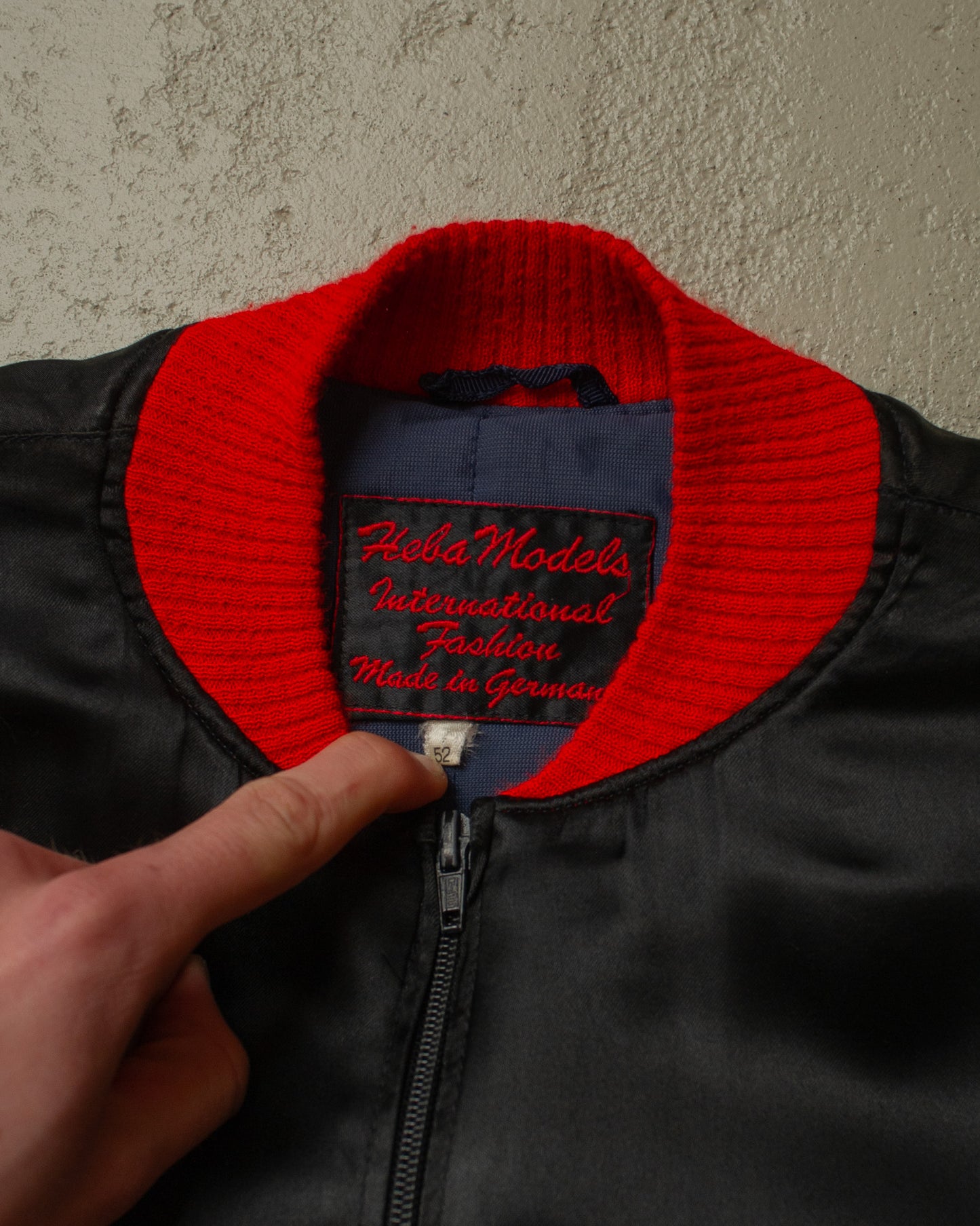 1980s German Heilbronn Souvenir Jacket black - L