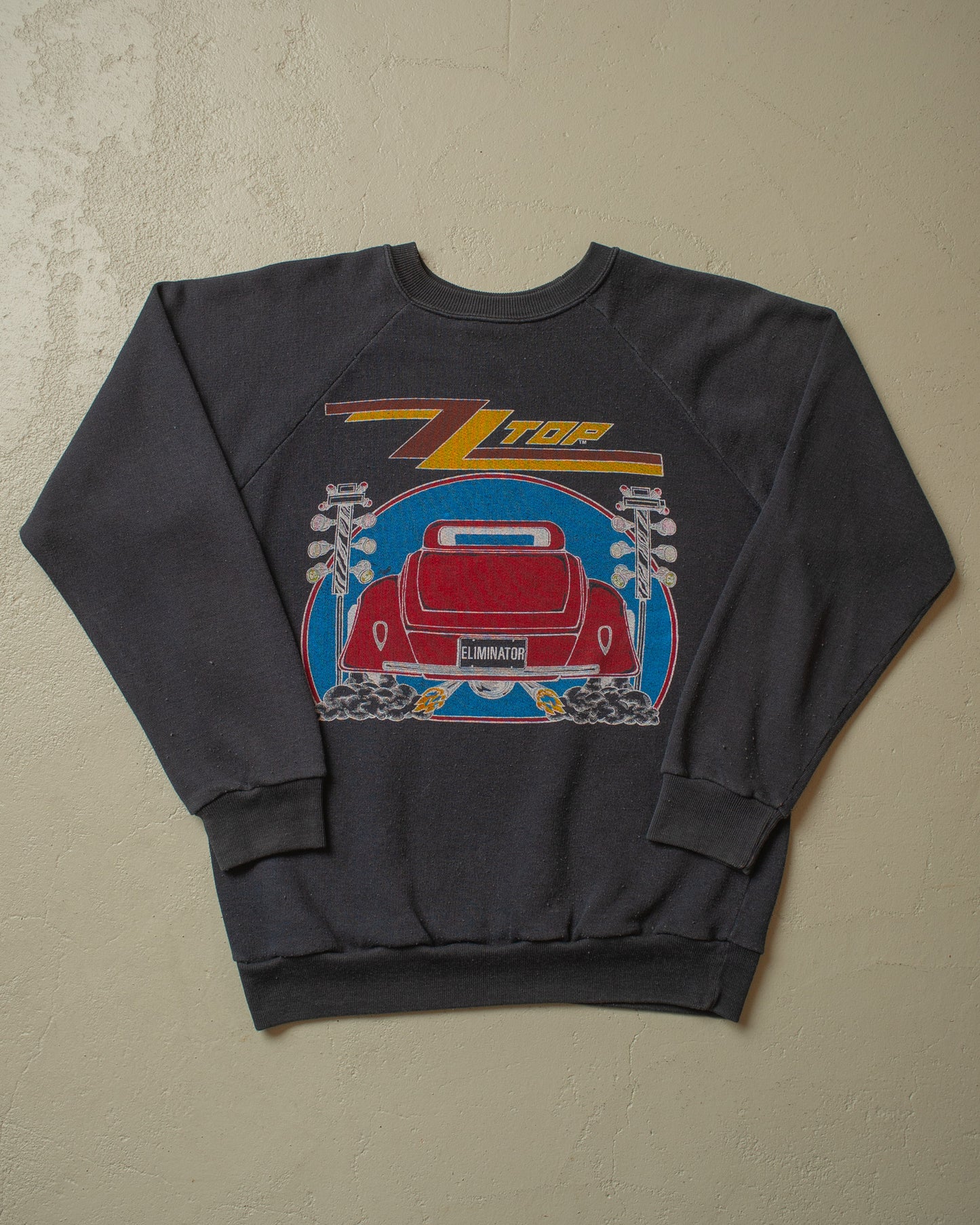 1980s ZZ Top Eliminator 500 Sweatshirt black - S/M