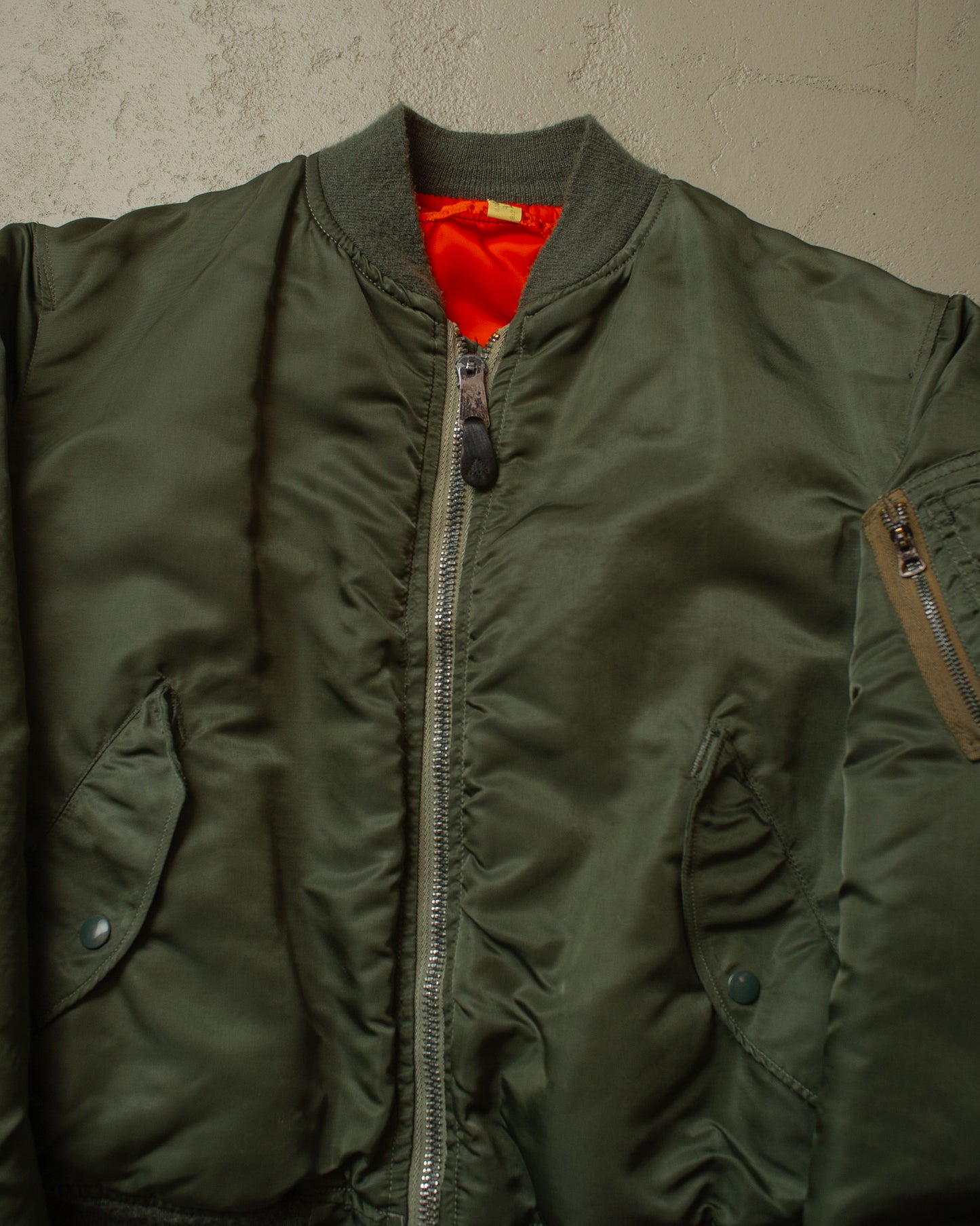 1970s US Air Force Reversible Flight Jacket green - M