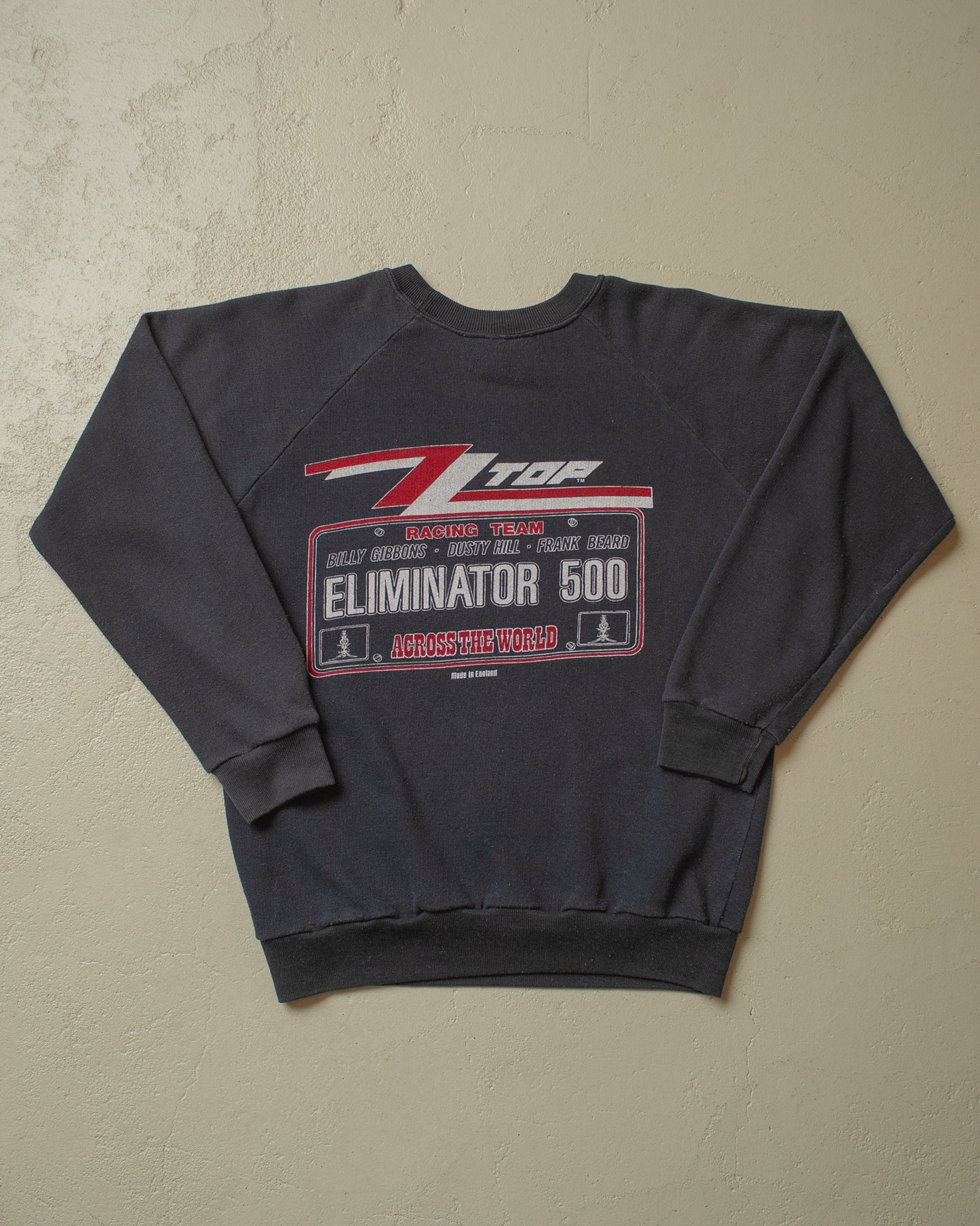 1980s ZZ Top Eliminator 500 Sweatshirt black - S/M