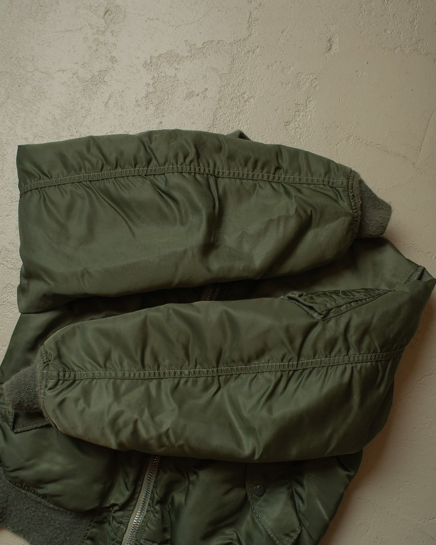 1970s US Air Force Reversible Flight Jacket green - M