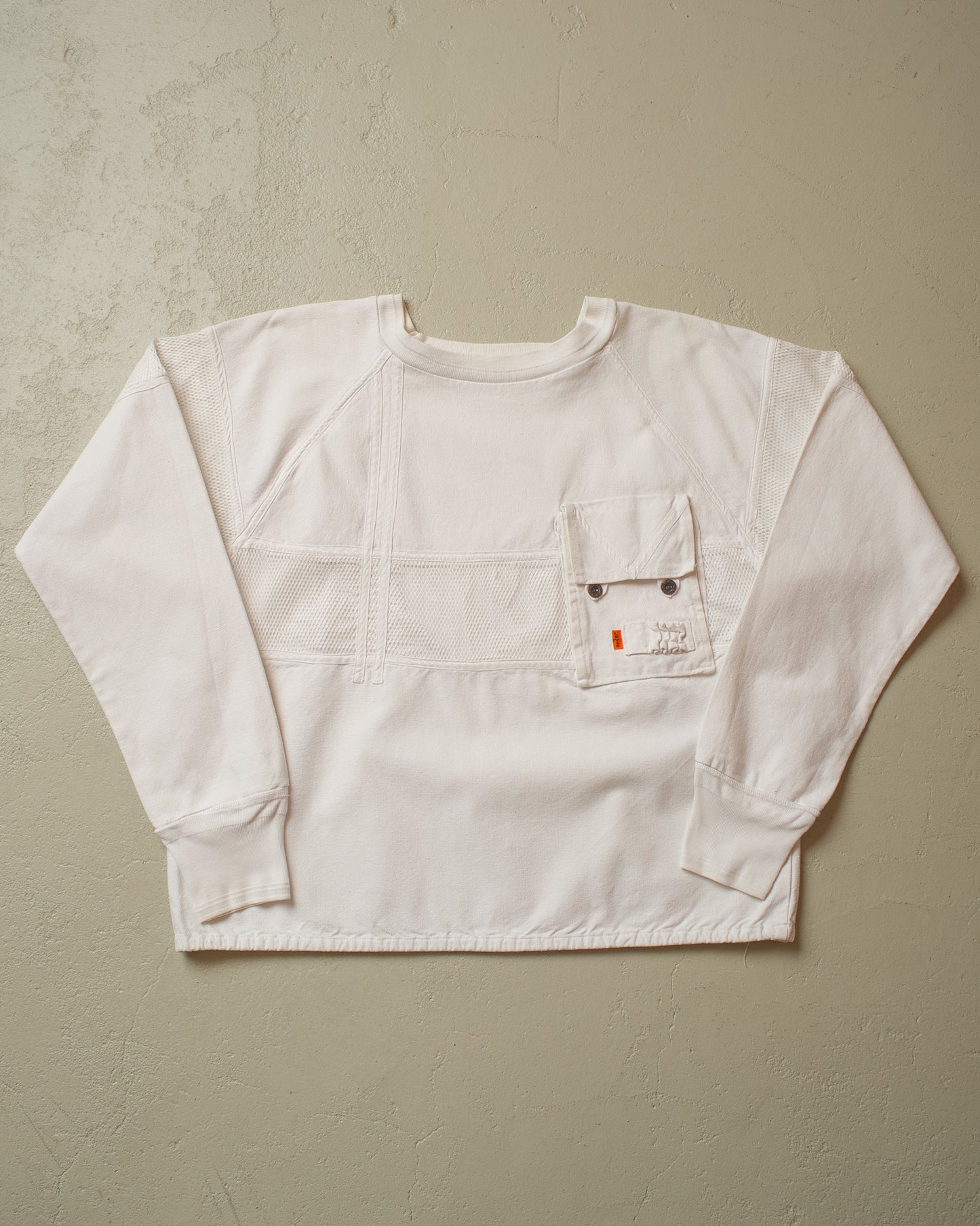 1970s Levi´s Pullover Shirt white - M/L