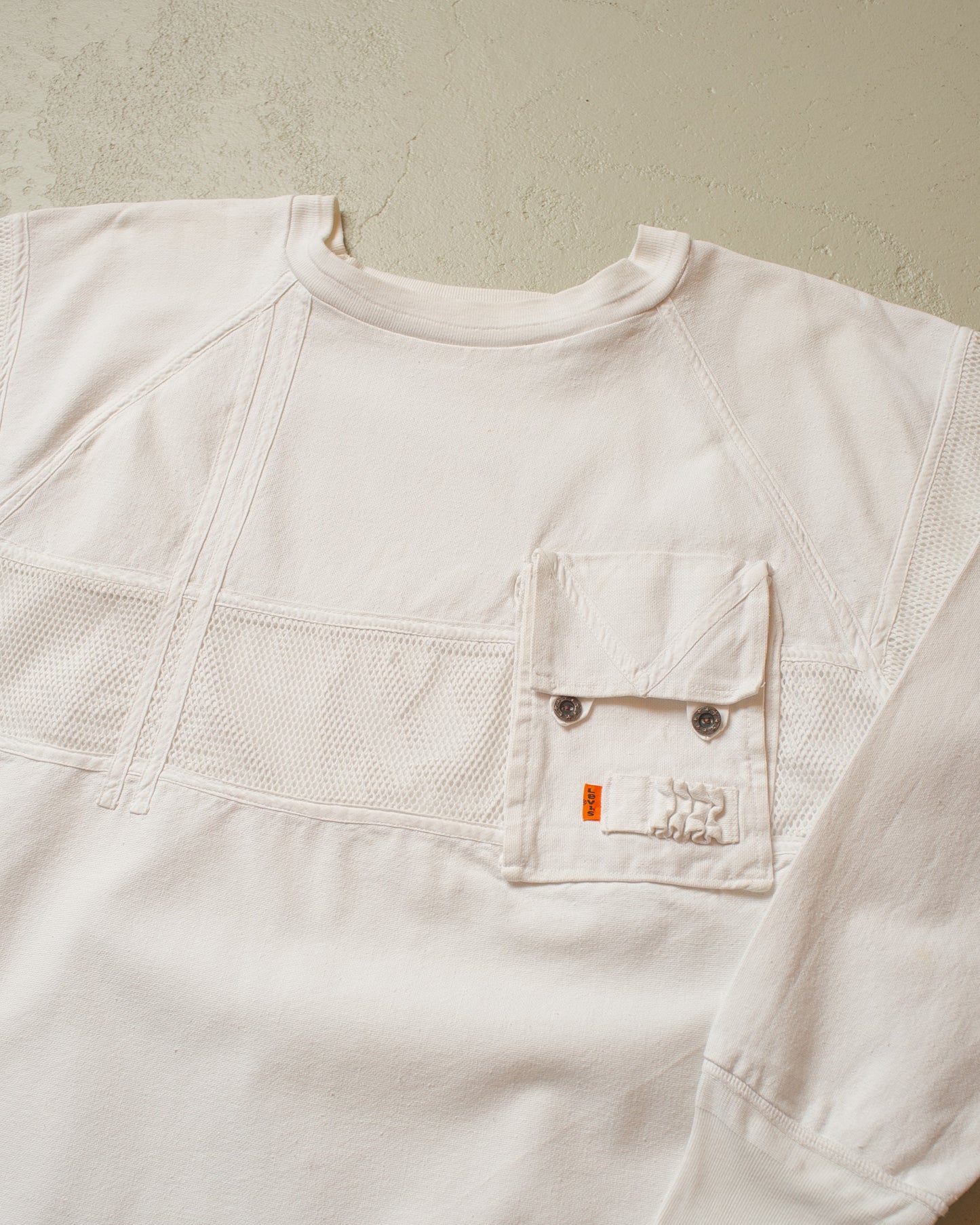 1970s Levi´s Pullover Shirt white - M/L