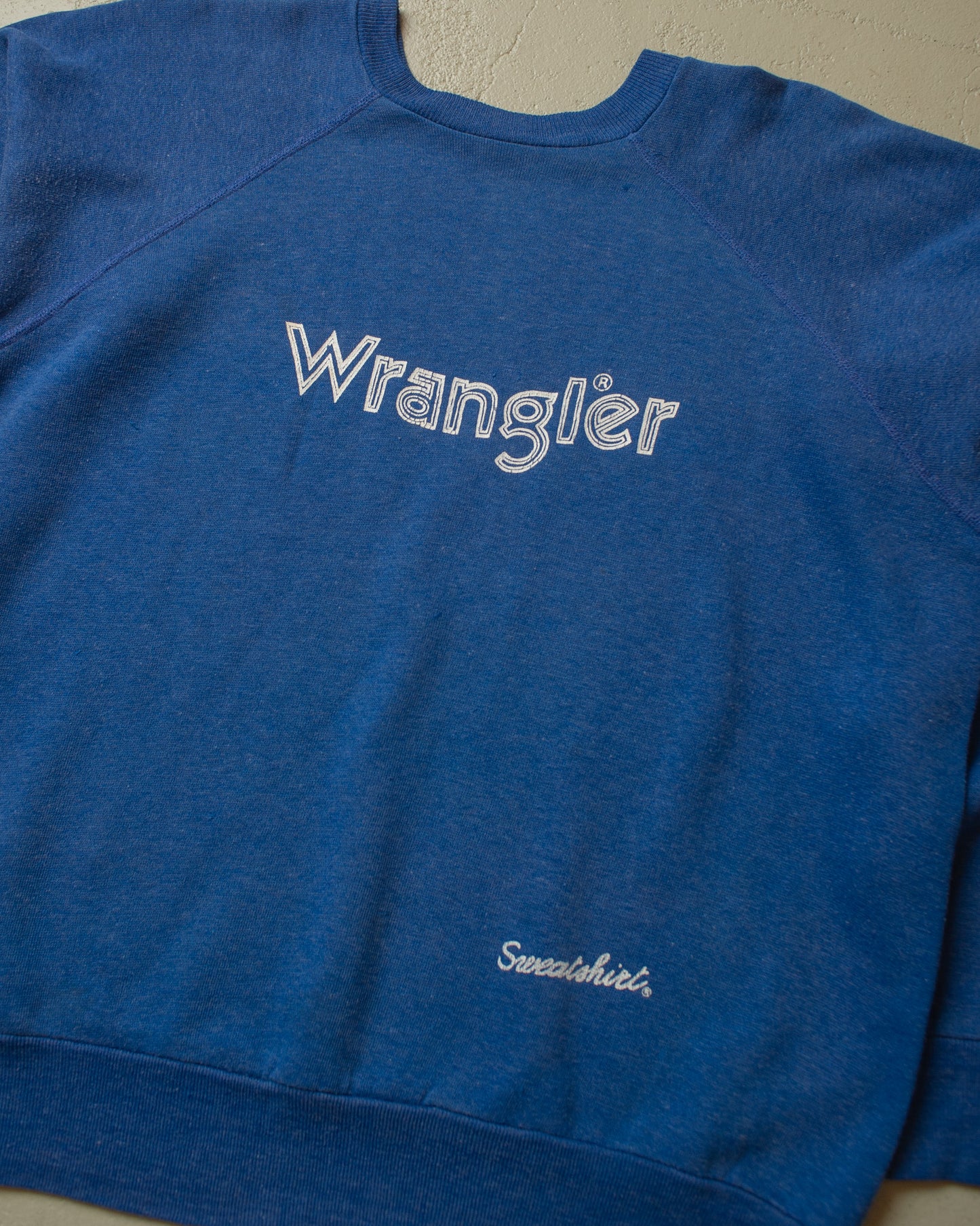 1980s Wrangler Sweatshirt blue - M