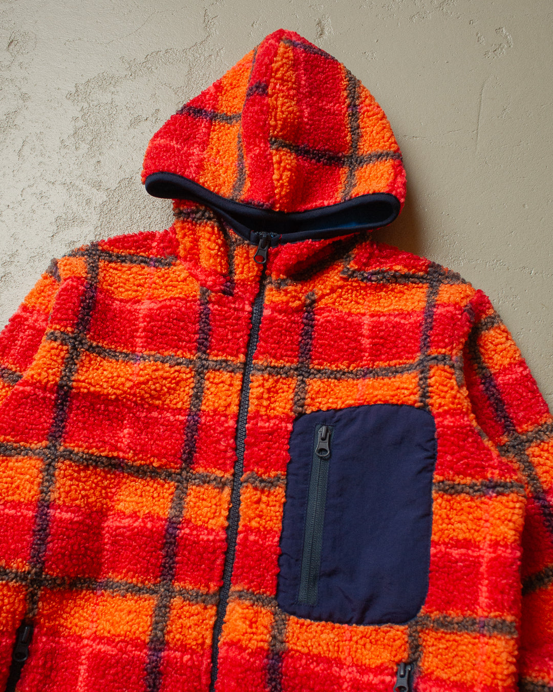 2000s Brugi Deep Pile Fleece orange - S/M