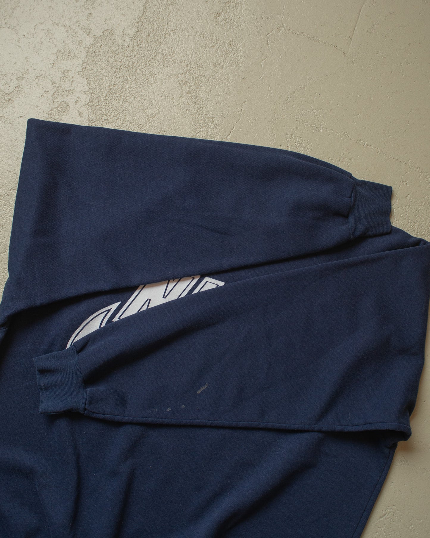 1980s Nike Spellout Sweatshirt navyblue - M/L