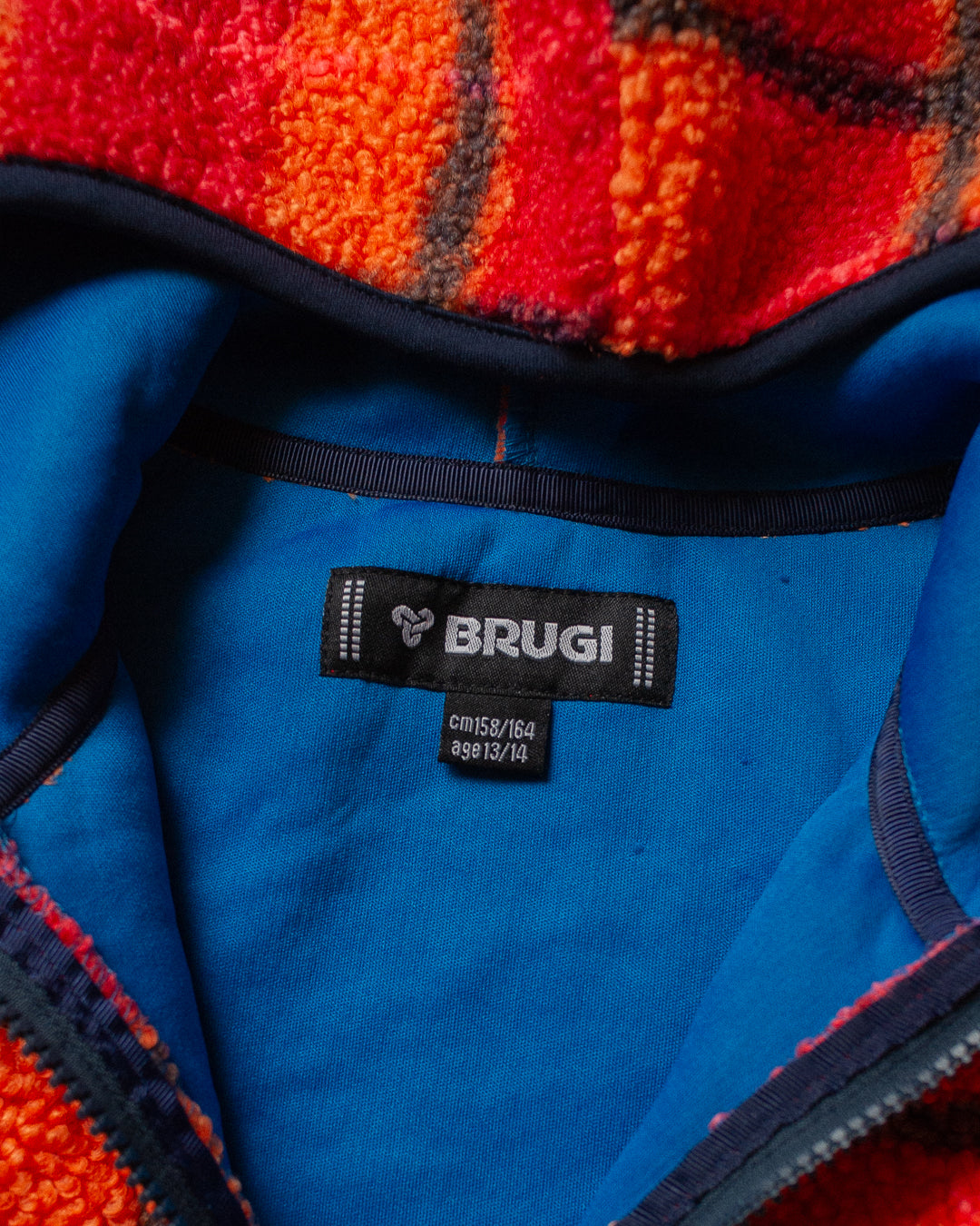 2000s Brugi Deep Pile Fleece orange - S/M