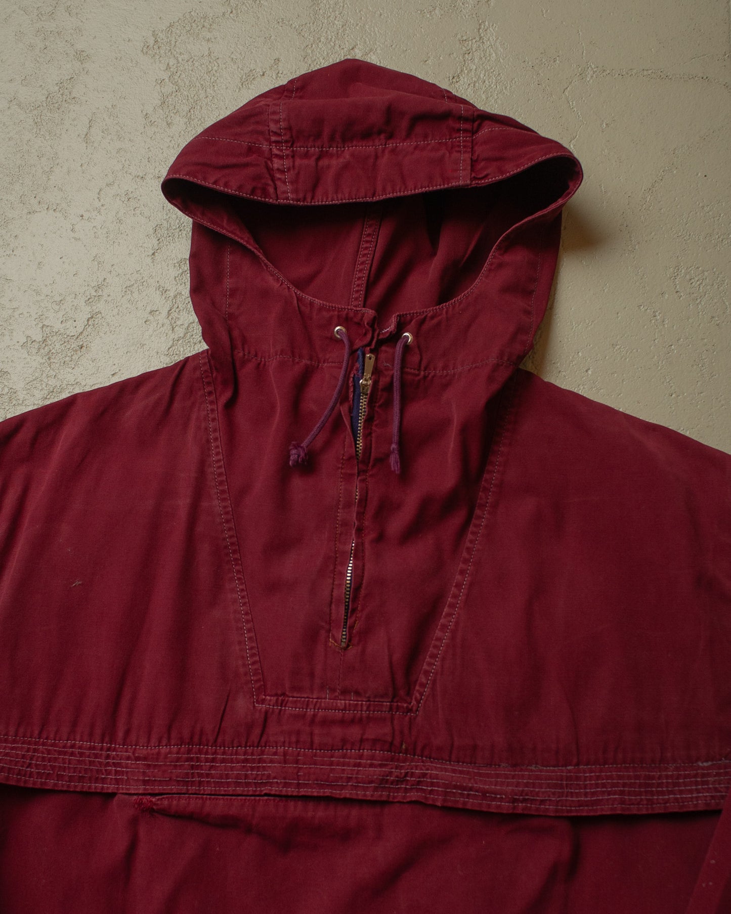 1940s "Wezet" Deutscher Ski Verband light Smock burgundy - S