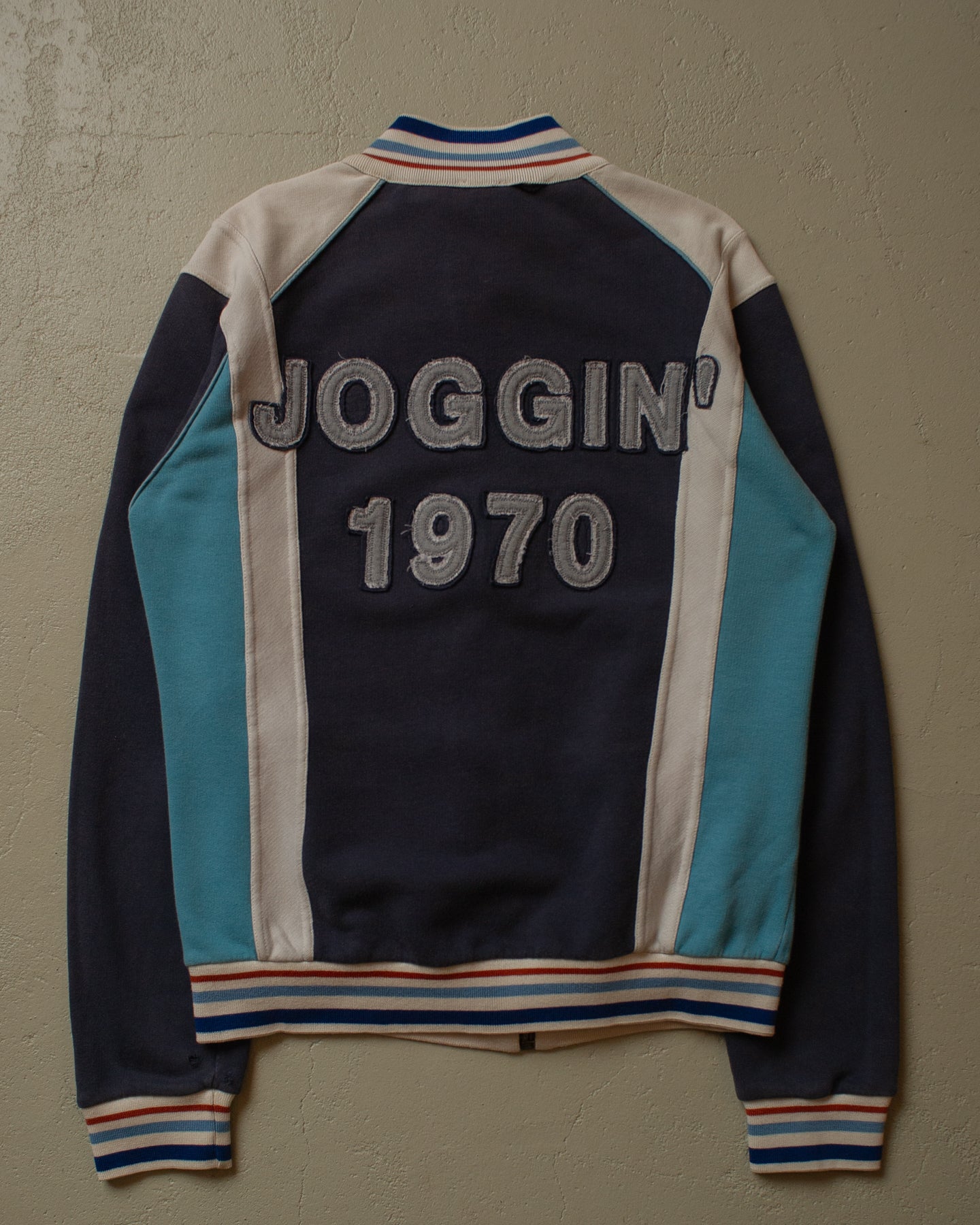 2000s Dolce & Gabbana Joggin` Zip Sweatshirt navyblue - M/L