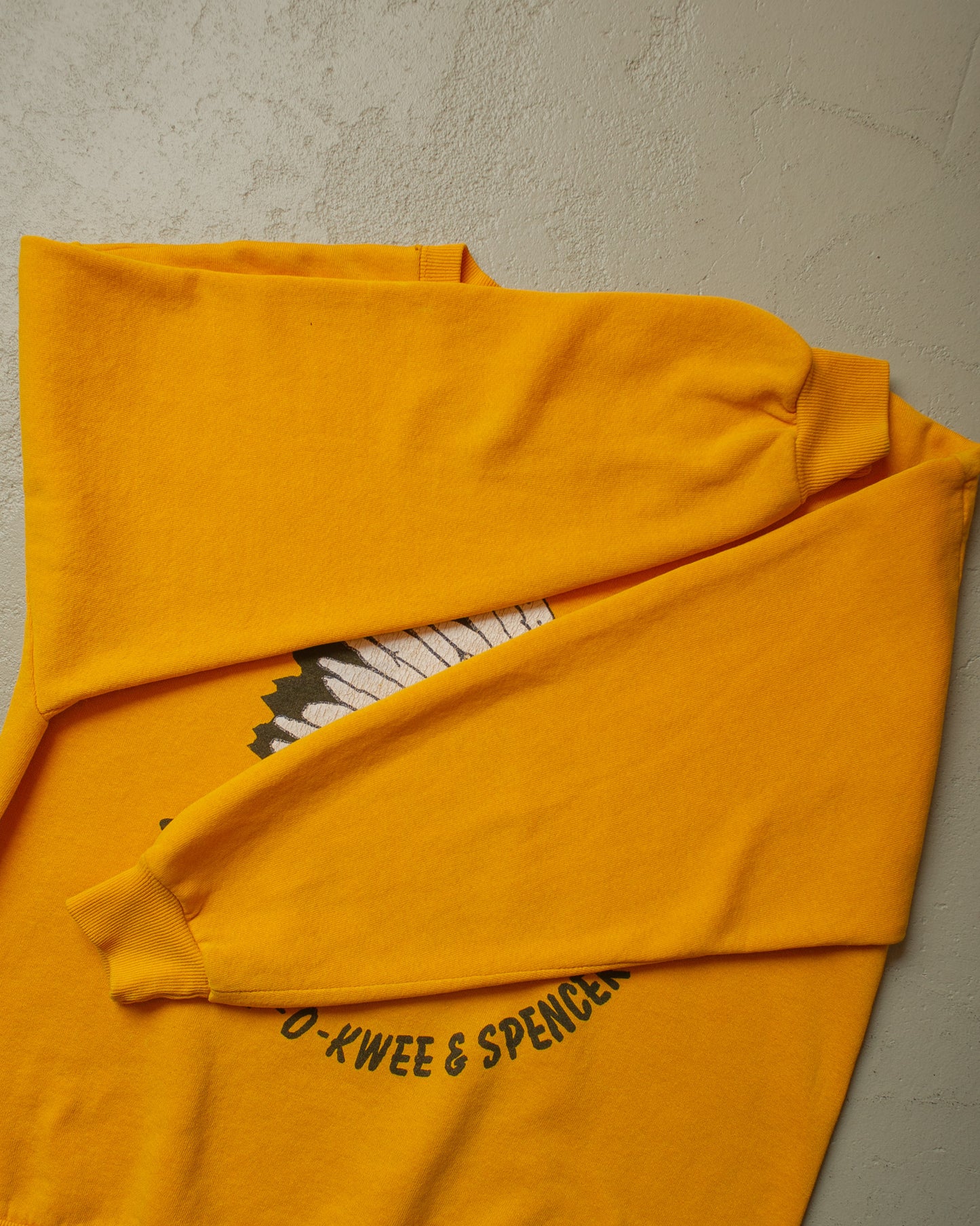1990s Indian Head Sweatshirt mustard yellow - M/L