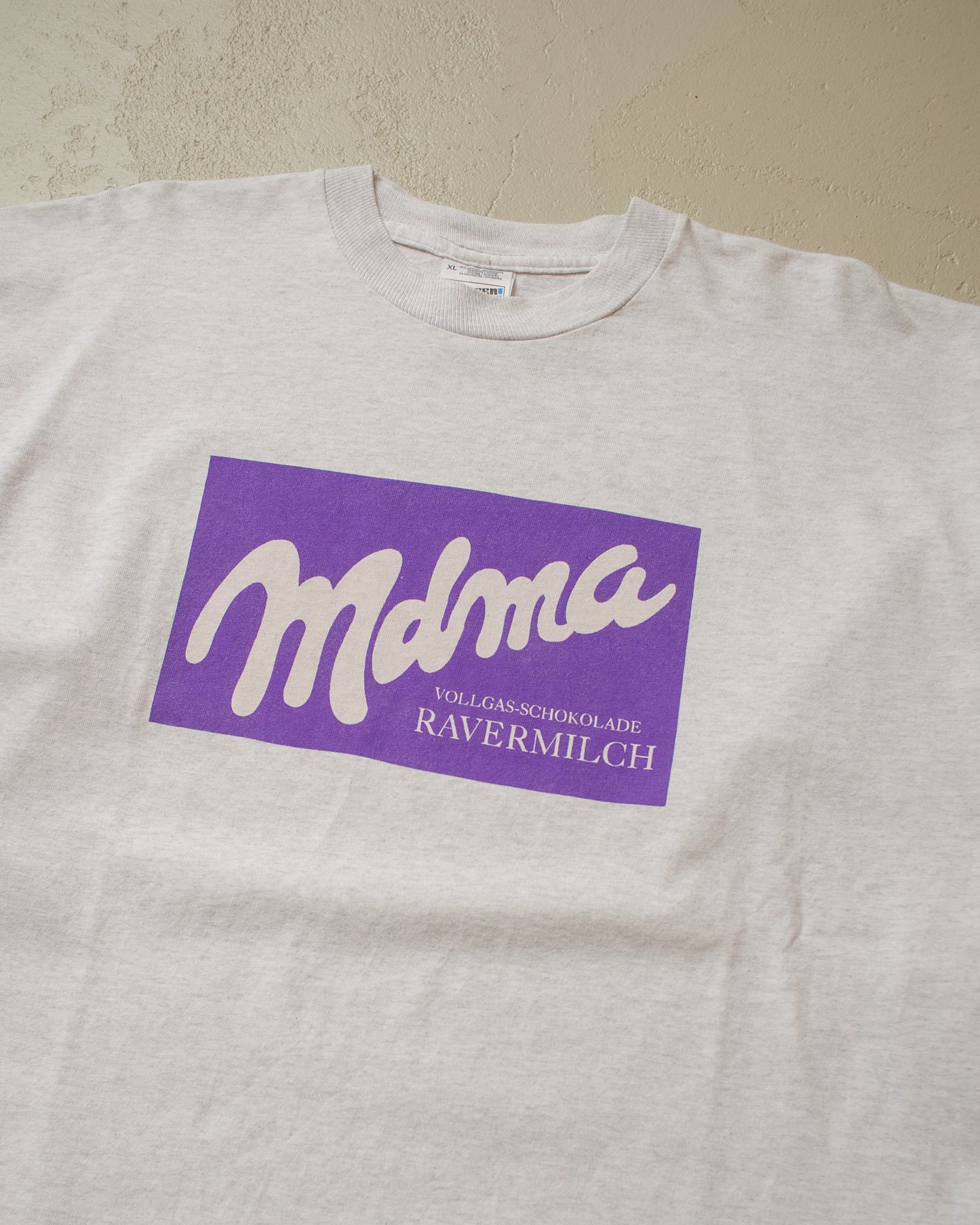 1990s Mdma Ravermilch Longsleeve grey - XL