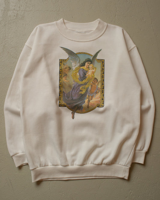 90s Angel Sweatshirt creme - S/M