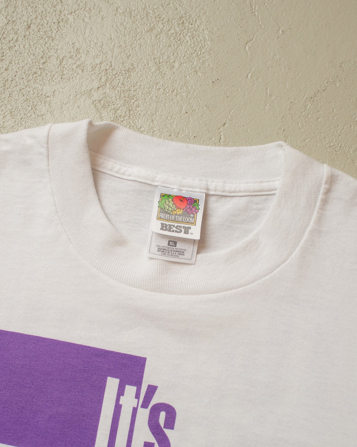 1990s "..Training at Its Best" T-shirt white - XL/XXL