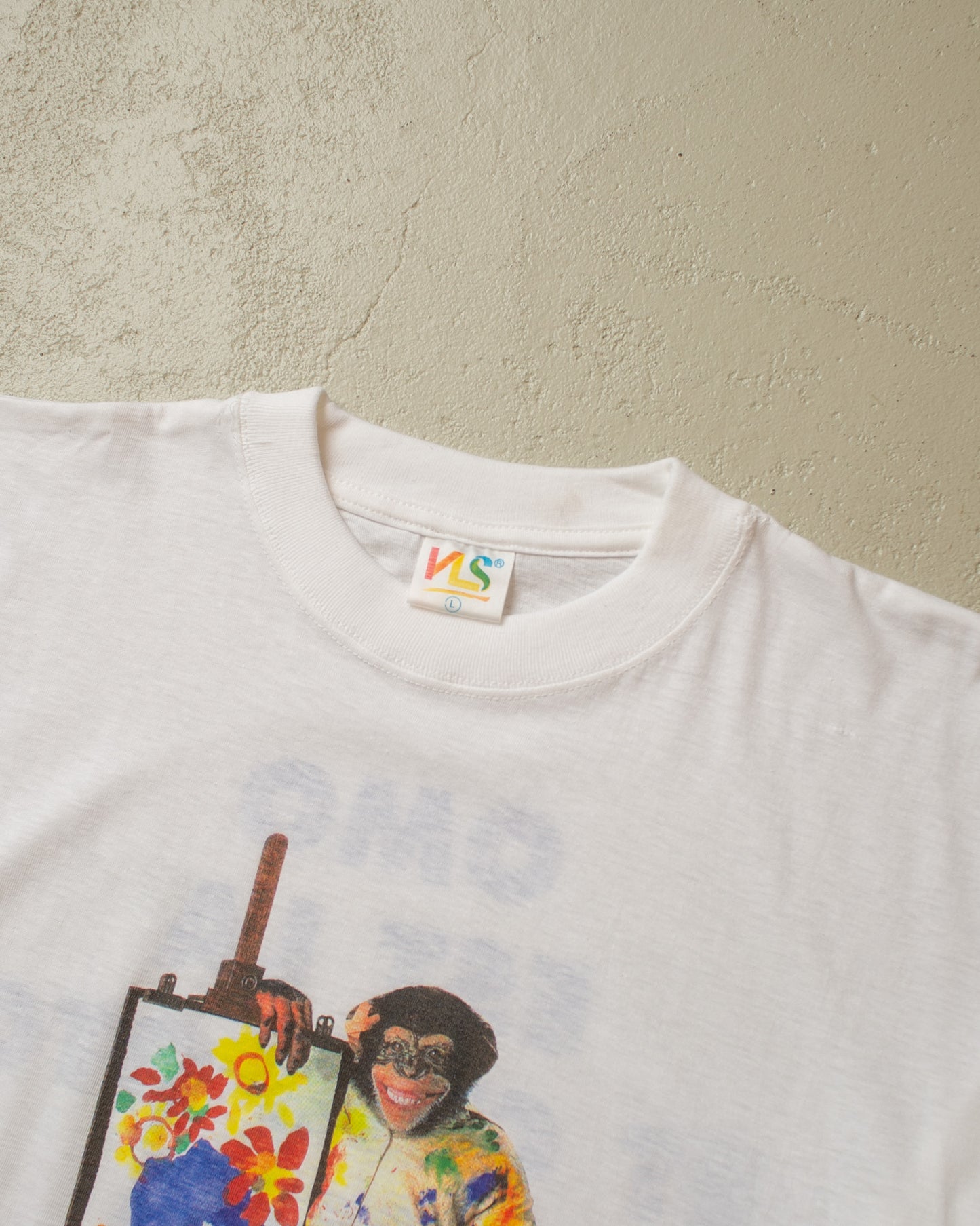1990s Omo "..et Crapoto Basta" Wash Powder Promo T-shirt white - L