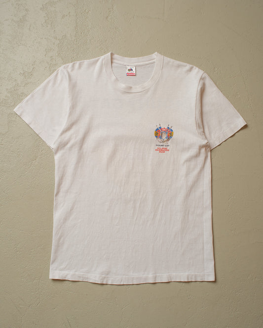 1990s Mount Gay Barbados Rum T-shirt white - M/L