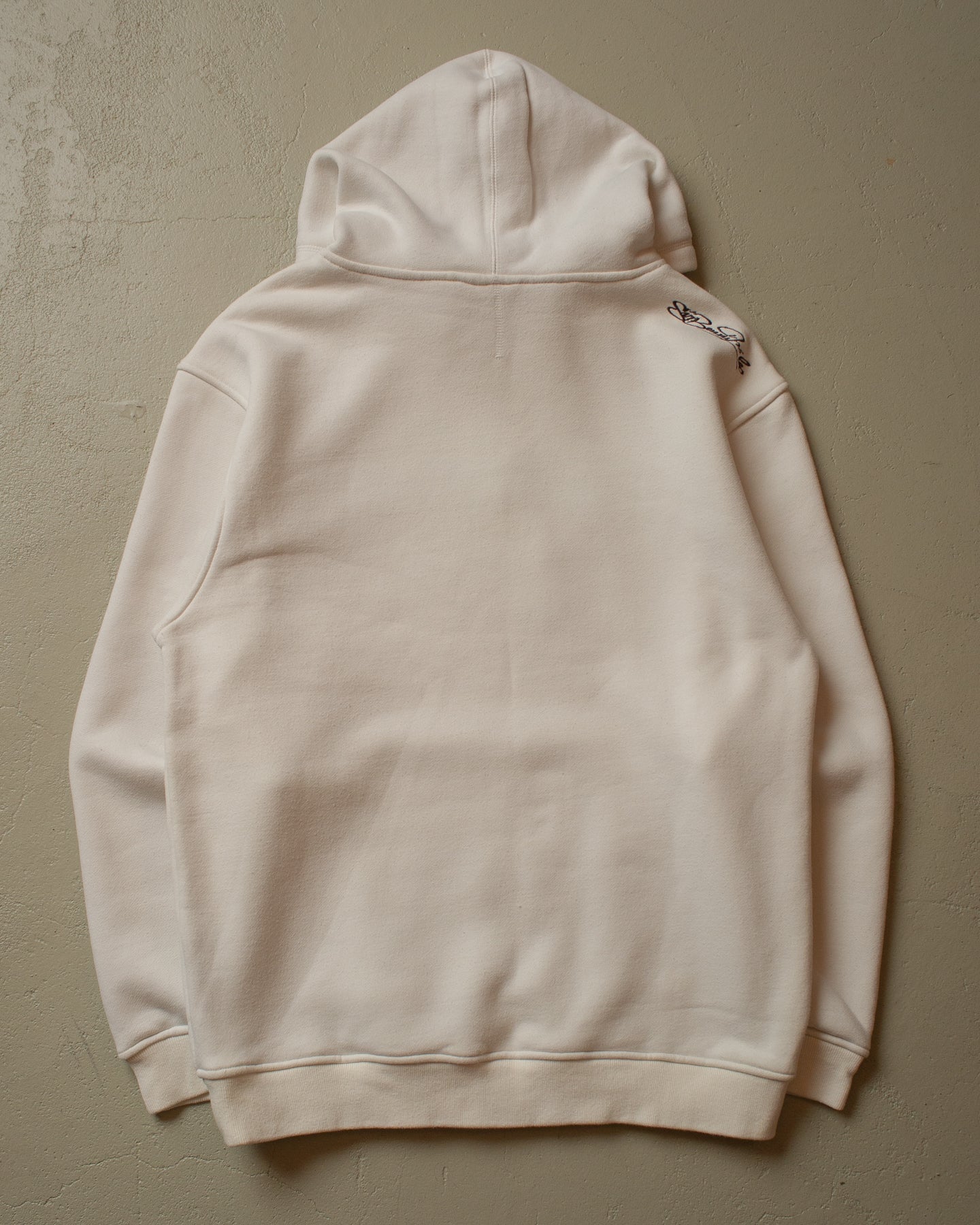 2000s Sir Benni Miles Spellout Hoodie white - XL