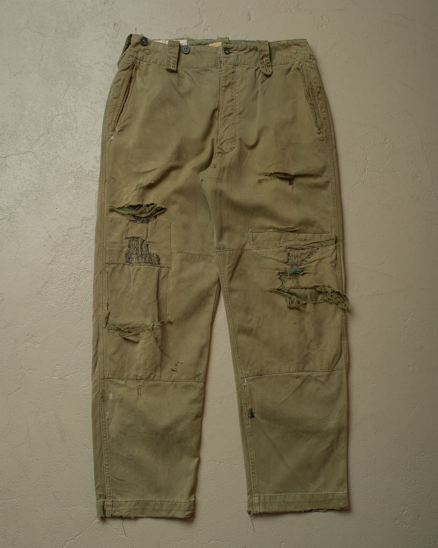 1960s distressed British Army Combat Pants - W32 L30