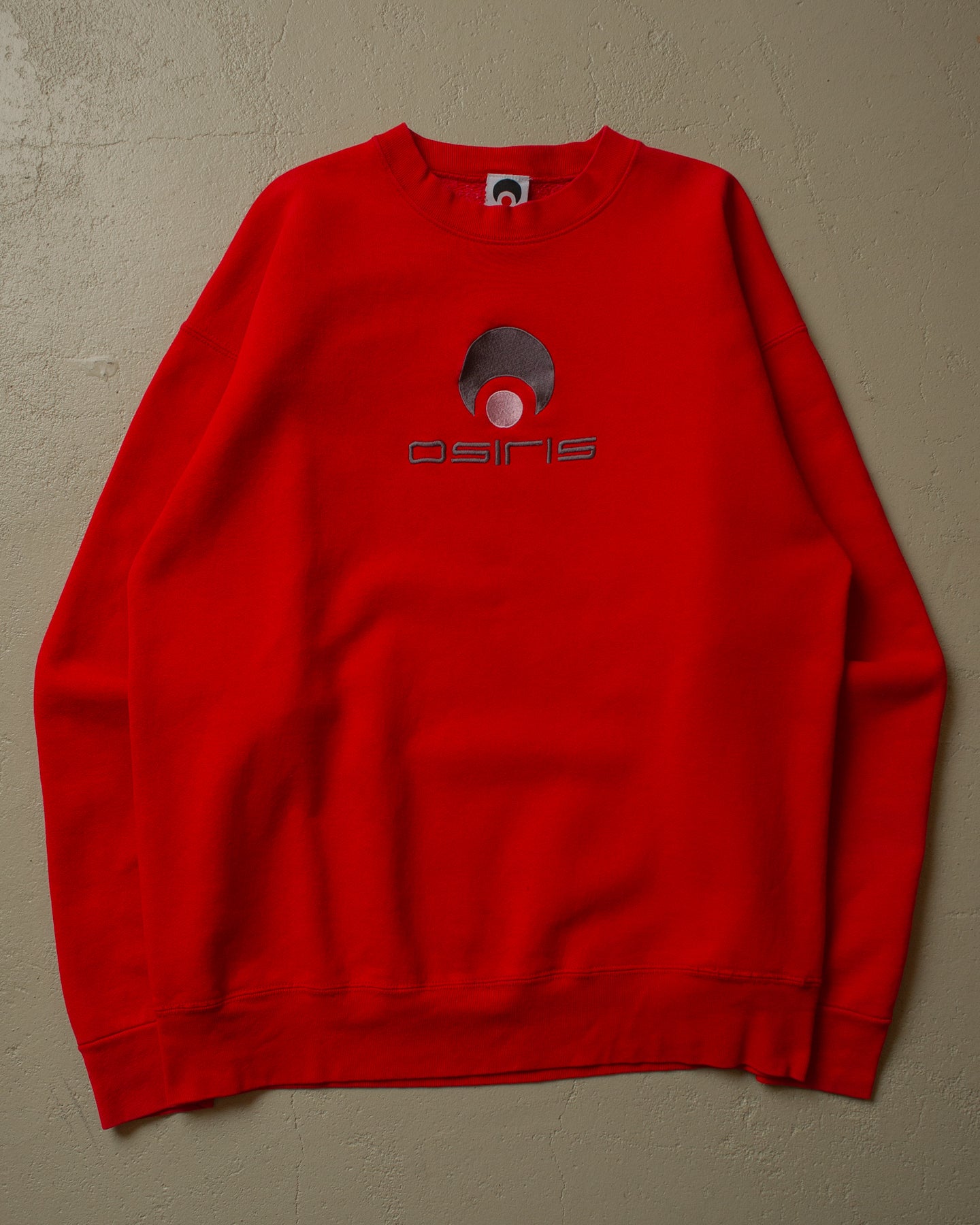 90s Osiris Shoes Sweatshirt red - XL