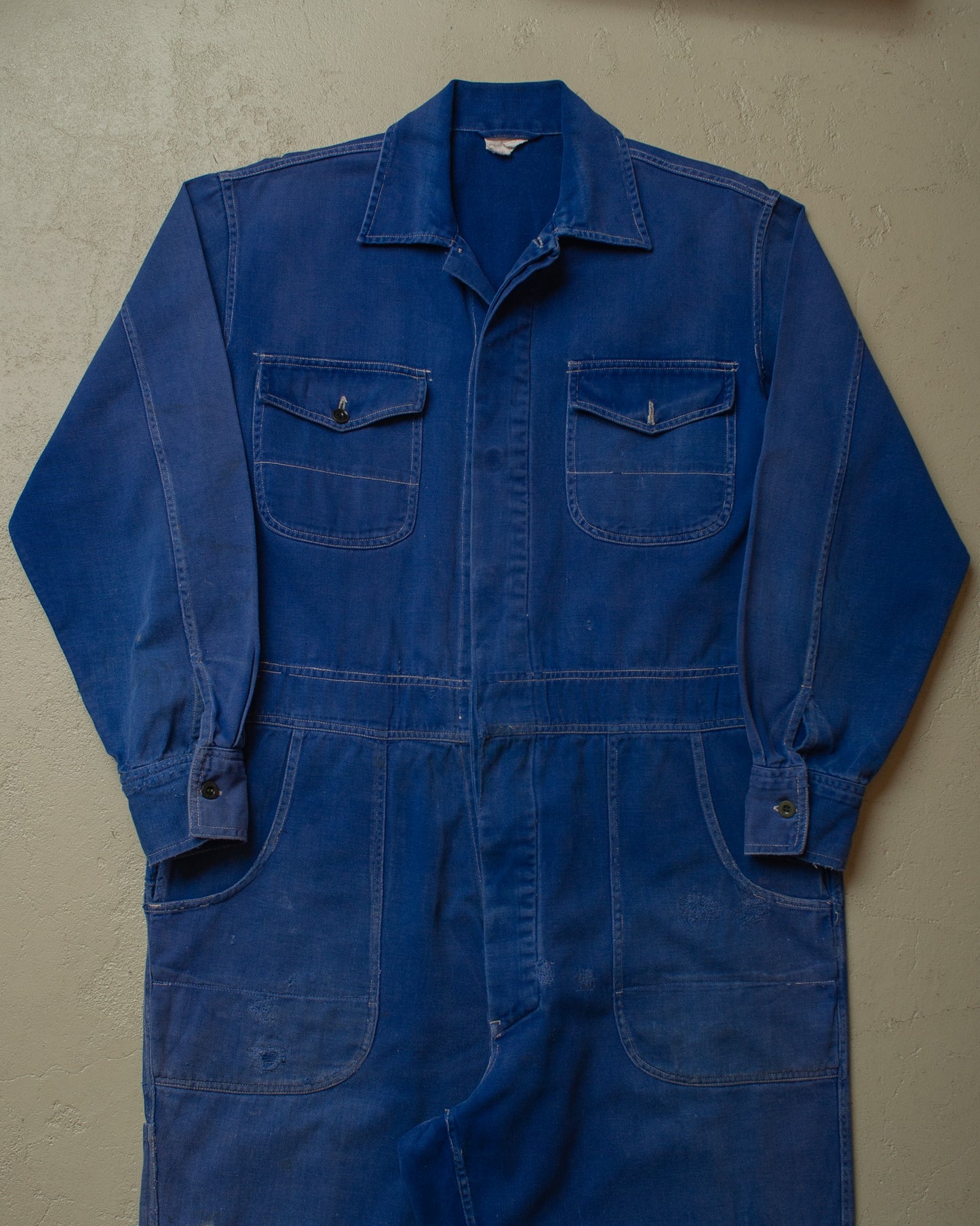 1960s/70s German Workwear Coverall blue - XL