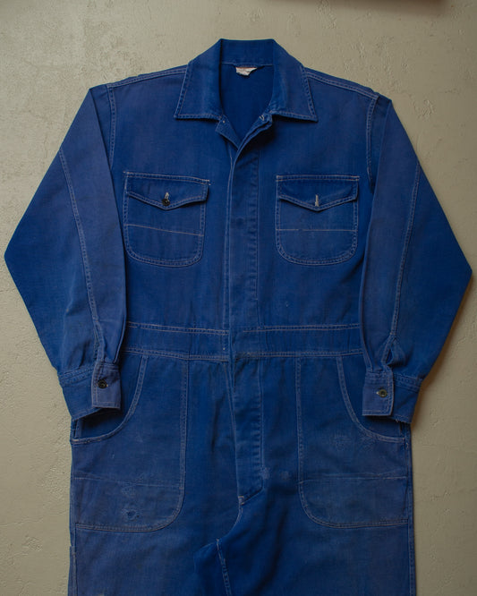 1960s/70s German Workwear Coverall blue - XL