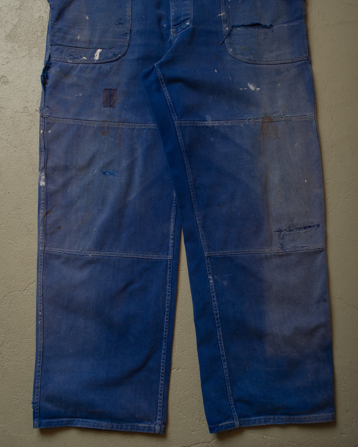 1960s/70s distressed German Workwear Coverall blue - XL