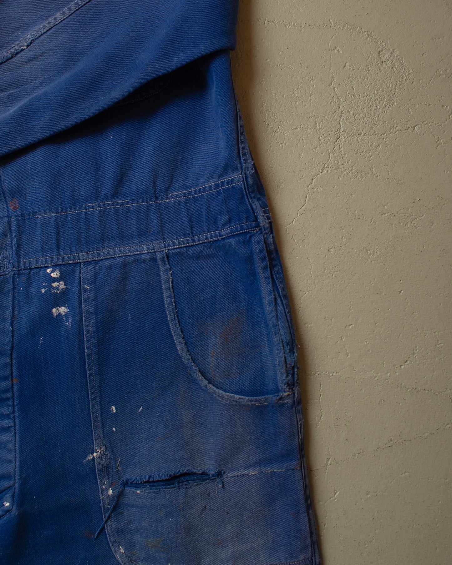 1960s/70s distressed German Workwear Coverall blue - XL