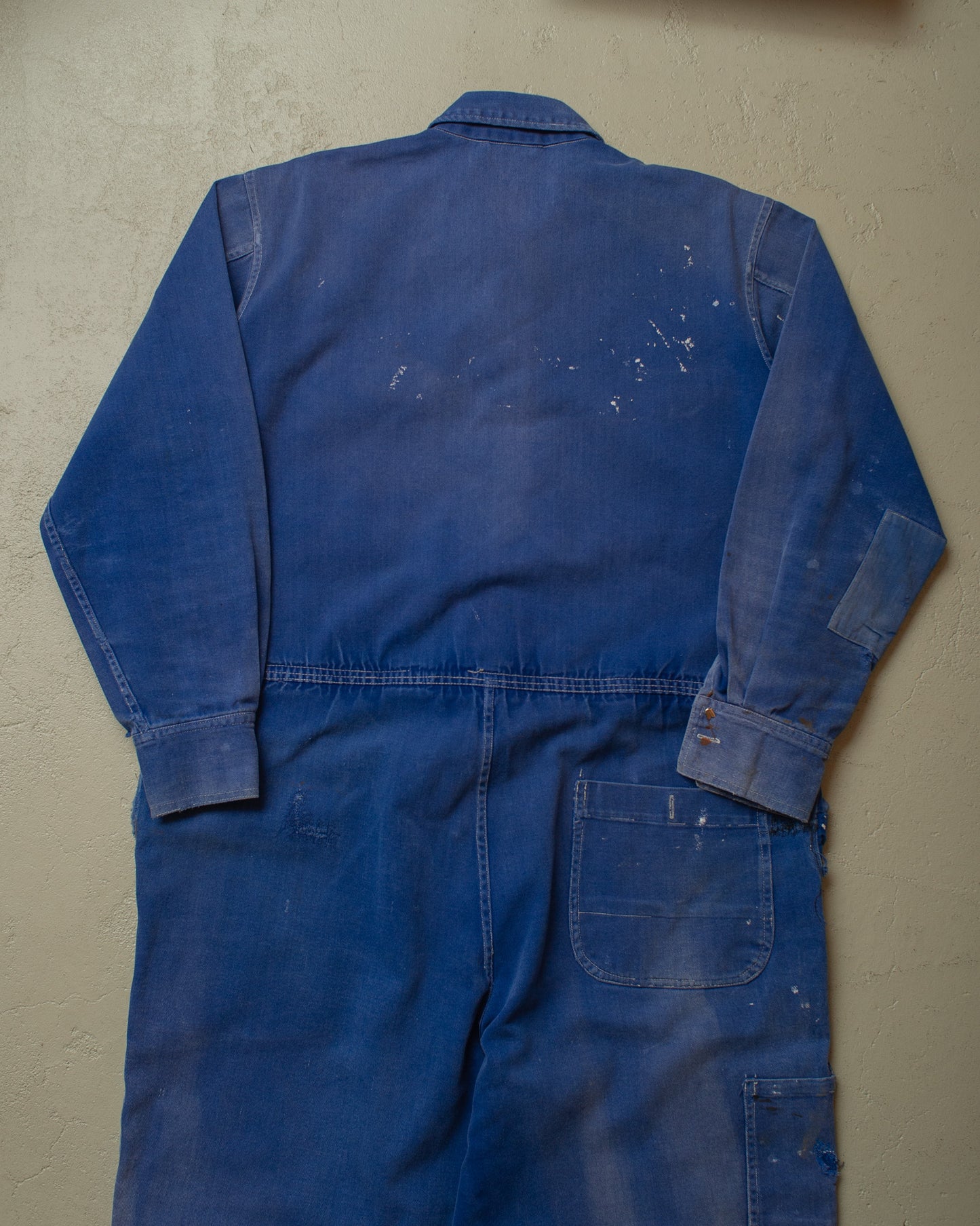 1960s/70s distressed German Workwear Coverall blue - XL