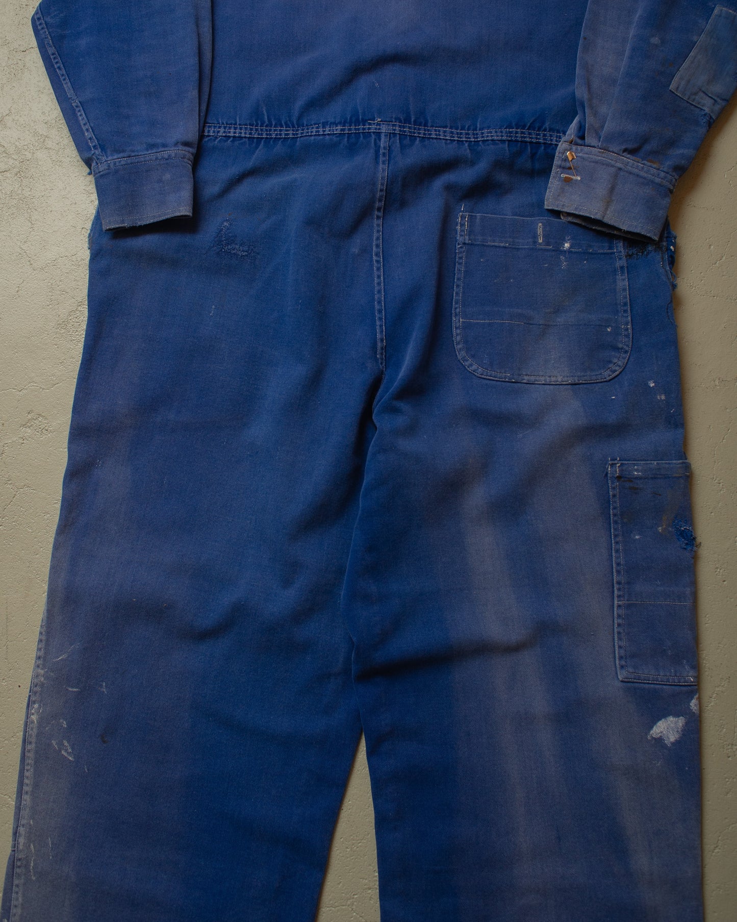 1960s/70s distressed German Workwear Coverall blue - XL