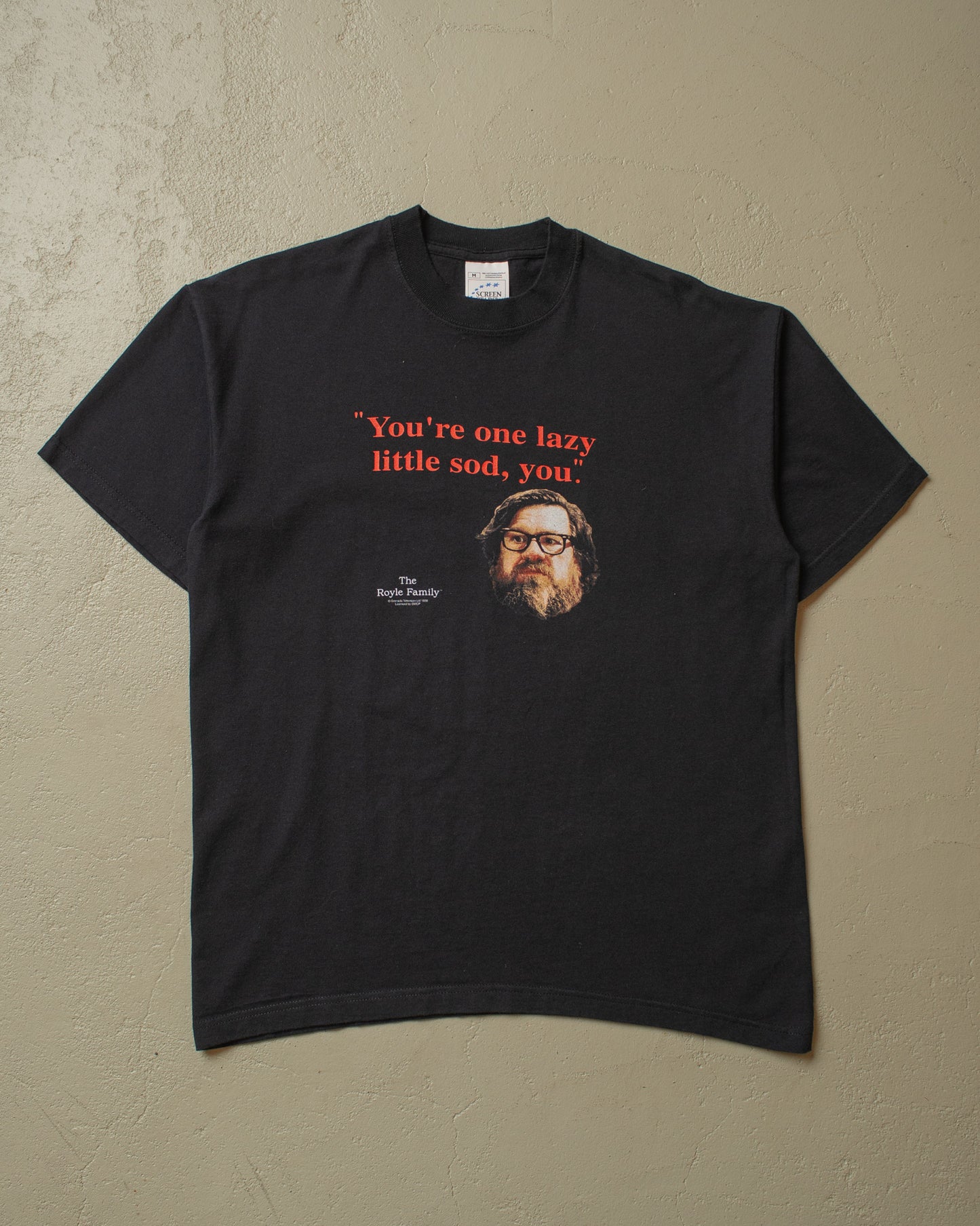 1998 "..lazy little sod.." Royle Family T-shirt black - M
