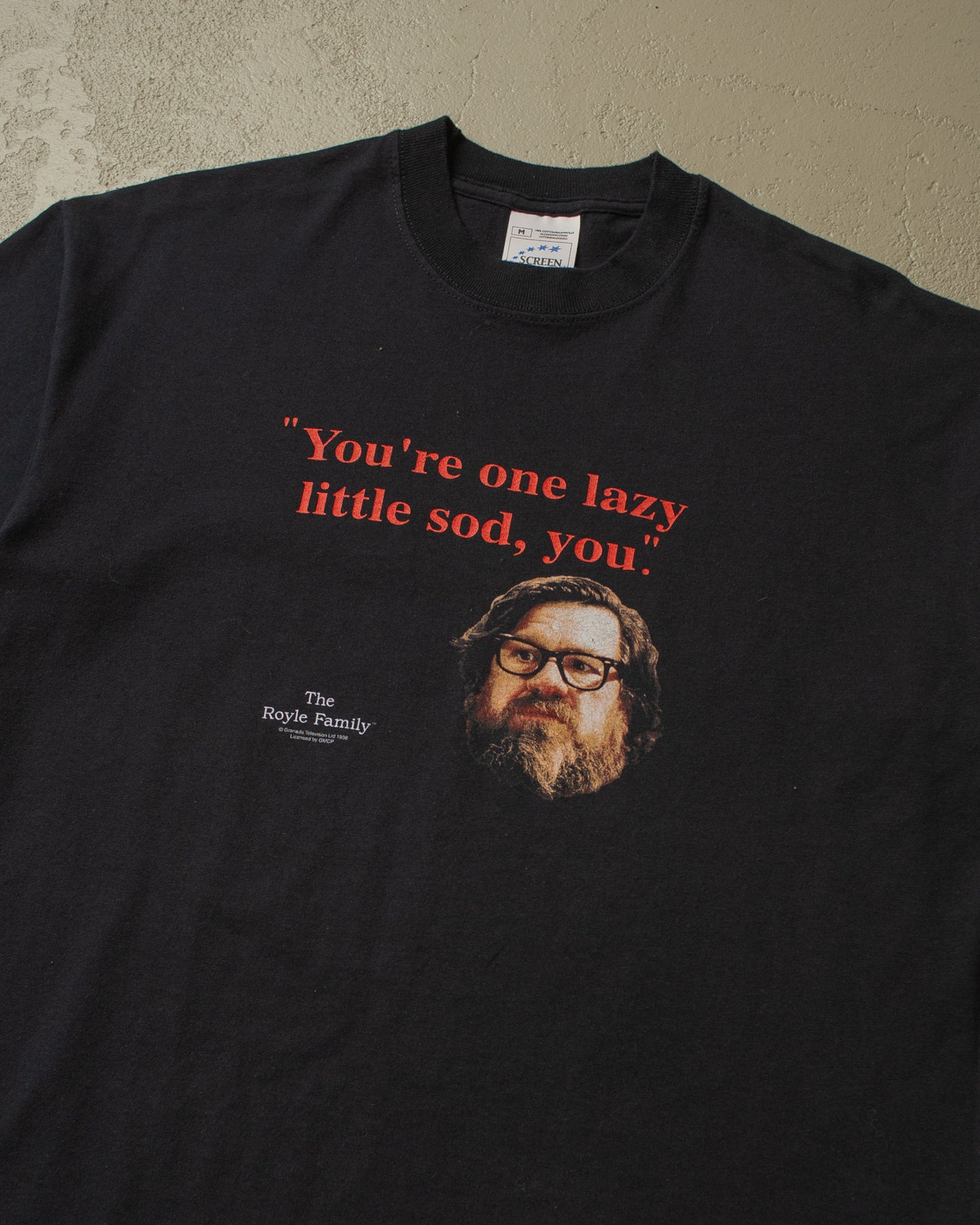 1998 "..lazy little sod.." Royle Family T-shirt black - M