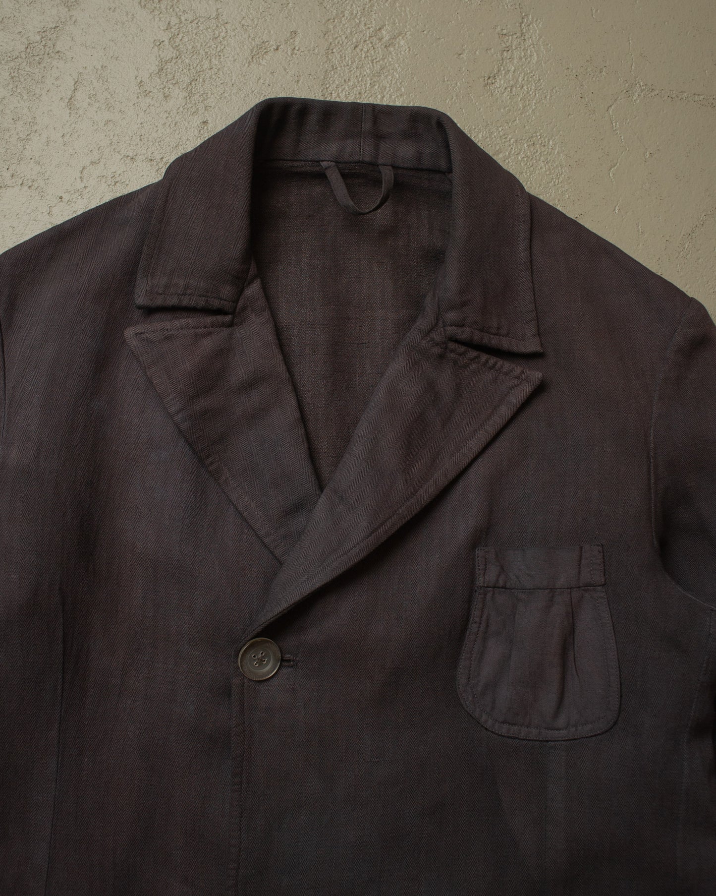 1930s German Linen Sports Jacket purple - S