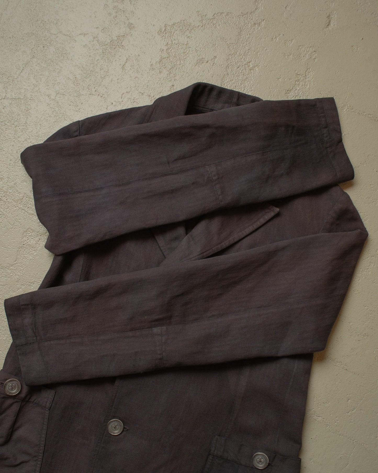 1930s German Linen Sports Jacket purple - S