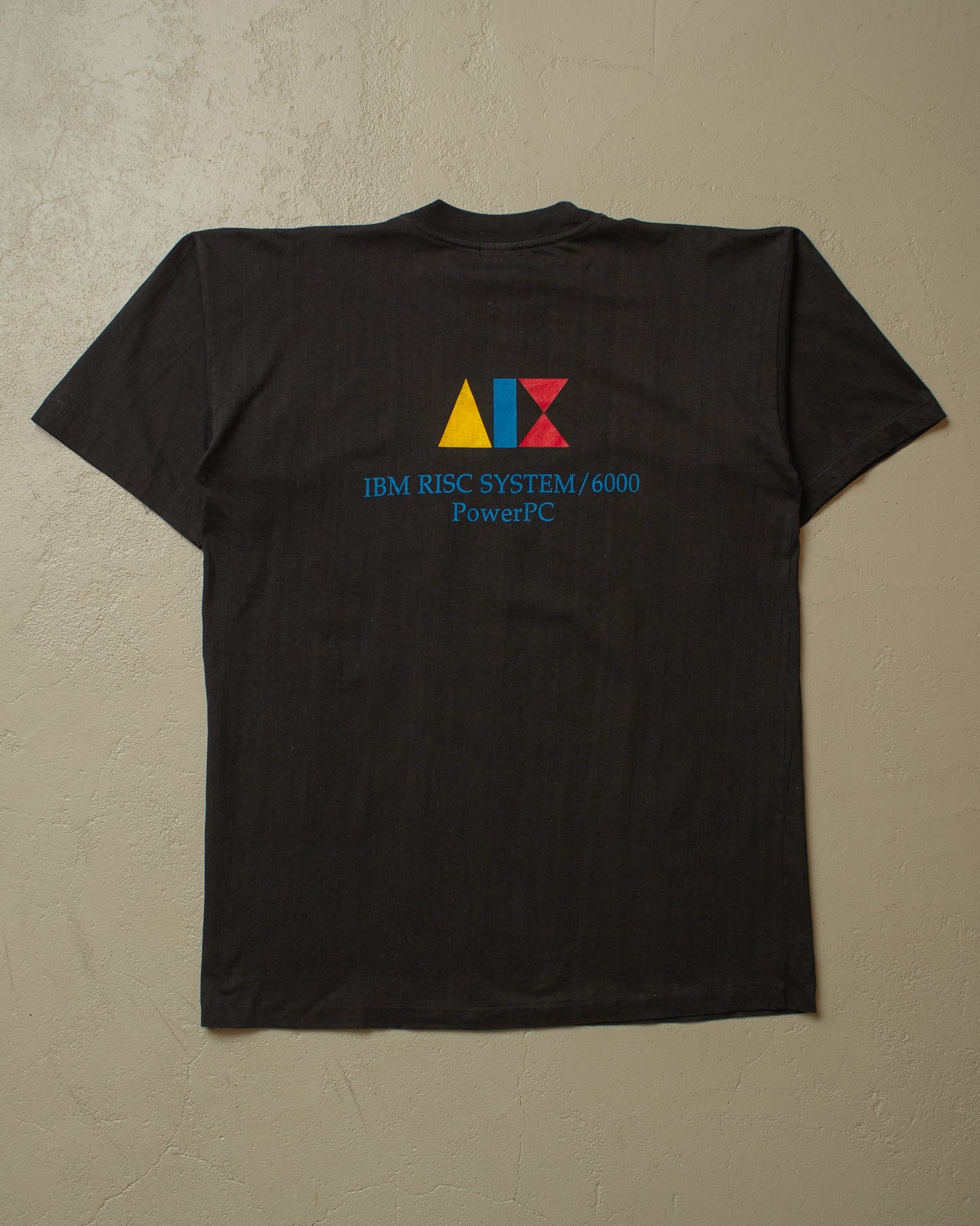 1990 uworn "I´ve got the POWER" IBM RISC 6000 T-shirt black - XL