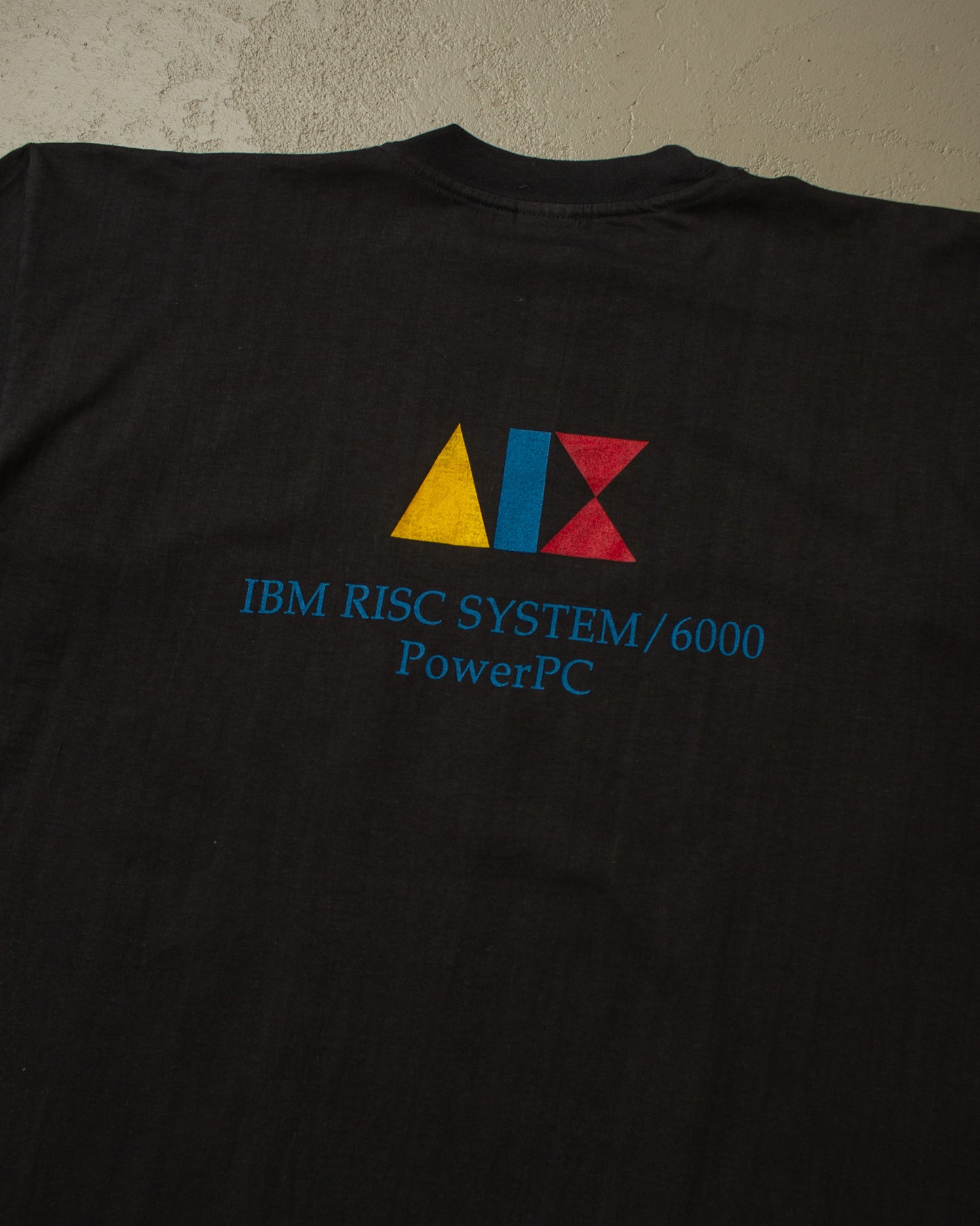 1990 uworn "I´ve got the POWER" IBM RISC 6000 T-shirt black - XL