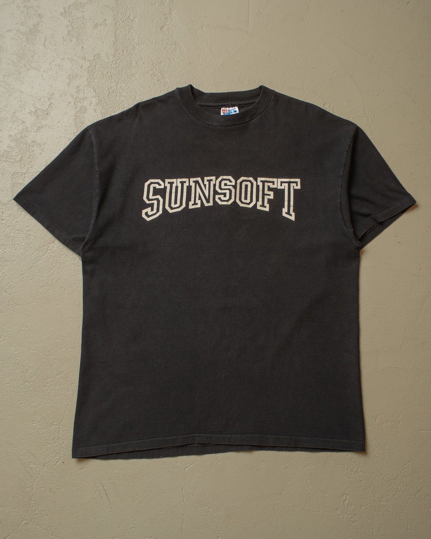 1995 SUNSOFT Tech "Glow in the Dark" T-shirt black - XL