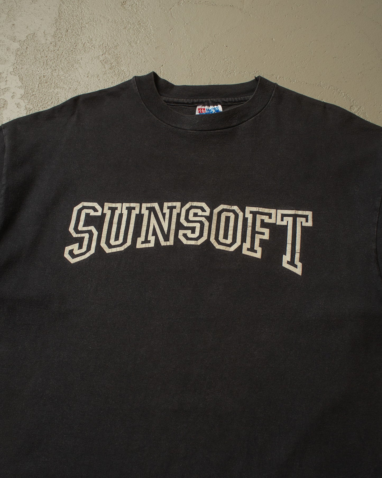 1995 SUNSOFT Tech "Glow in the Dark" T-shirt black - XL