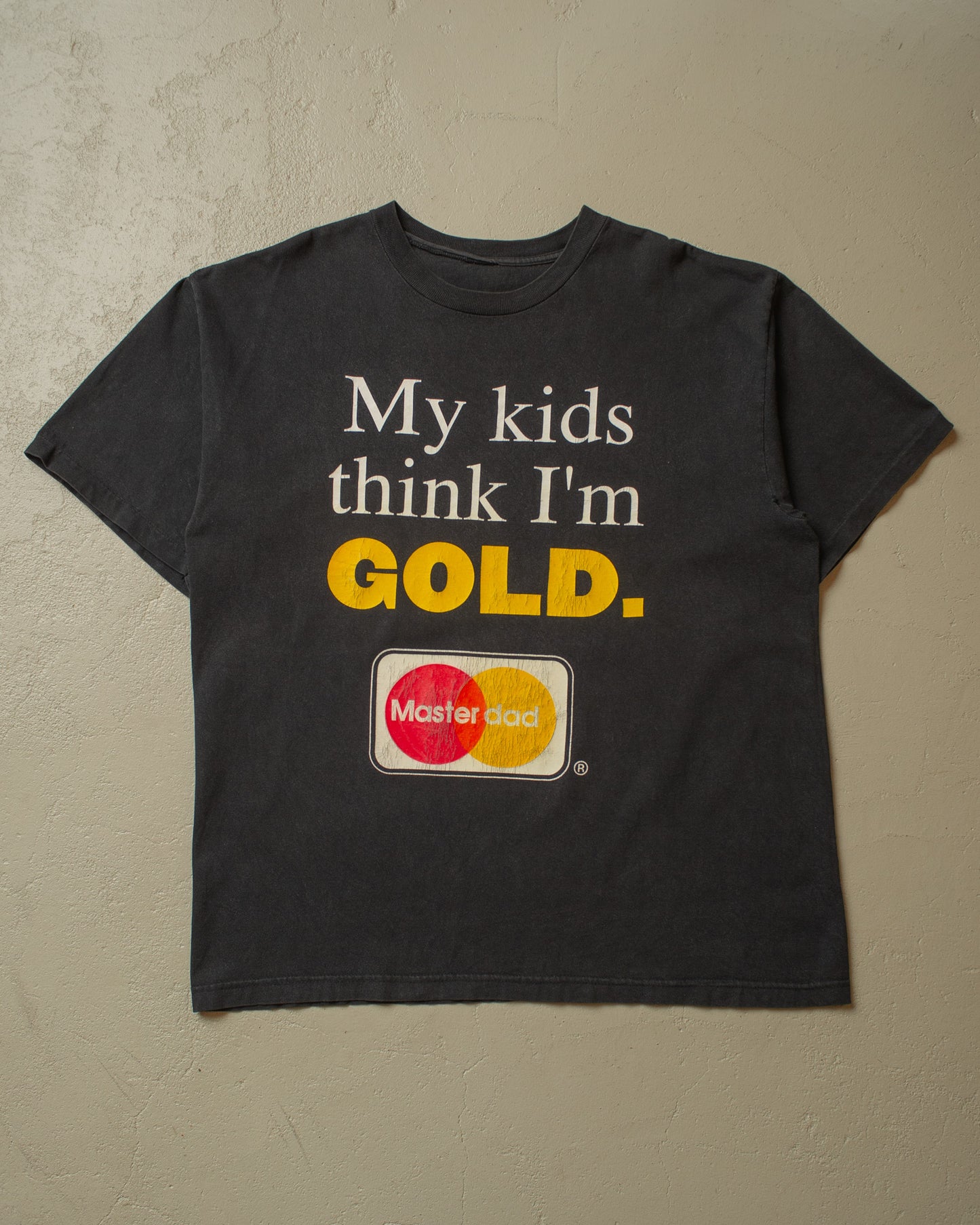 1990s "Masterdad" Flip T-shirt black - XL/XXL