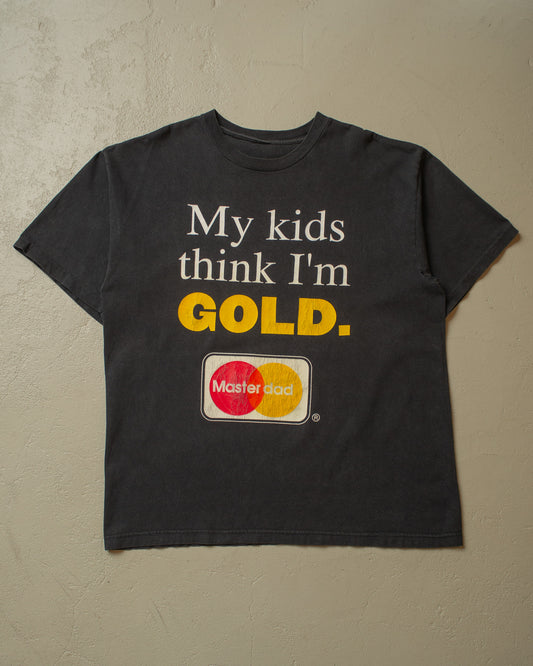 1990s "Masterdad" Flip T-shirt black - XL/XXL