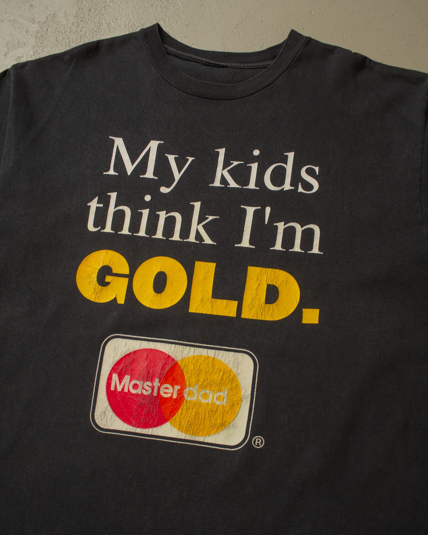 1990s "Masterdad" Flip T-shirt black - XL/XXL