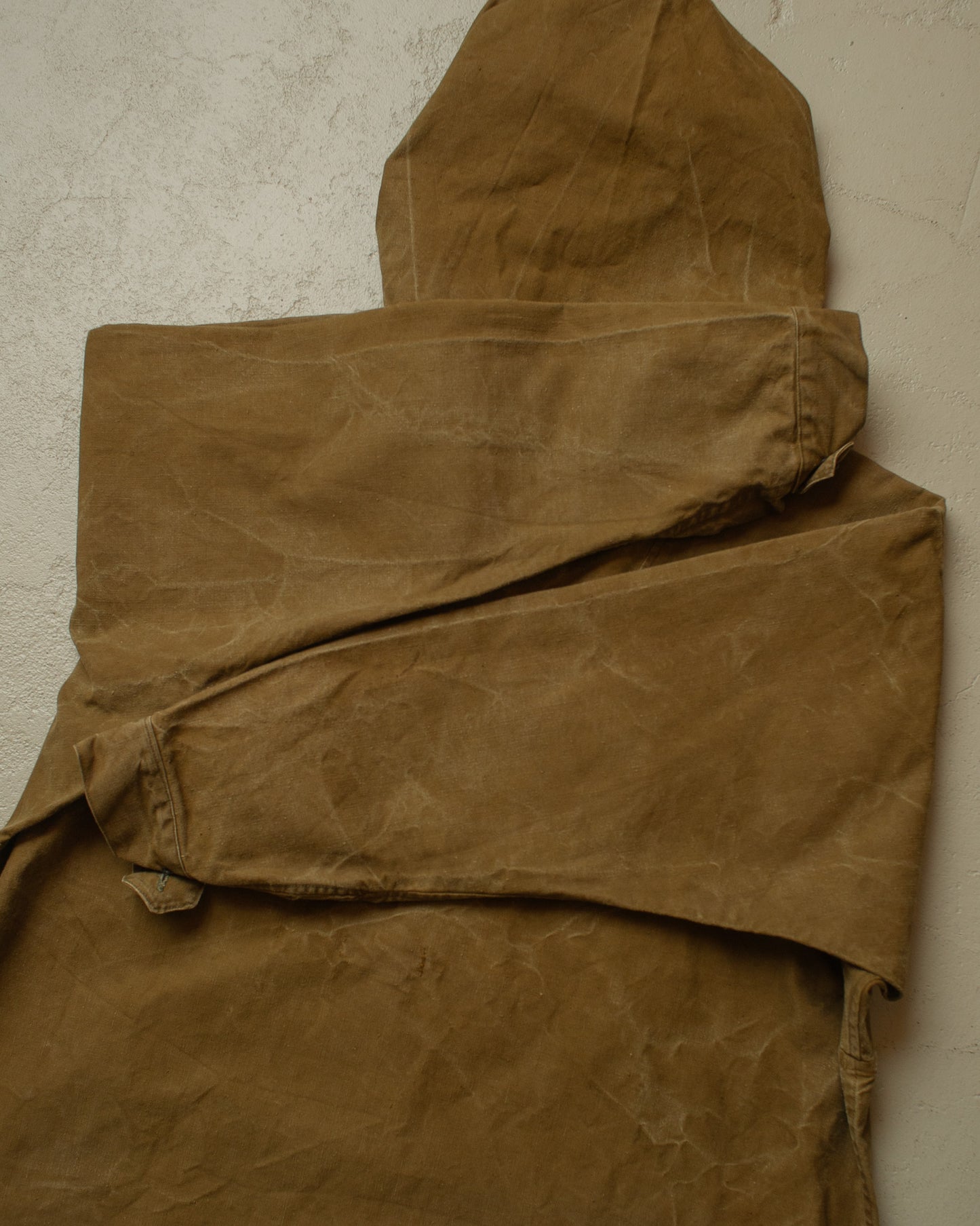1950s East European Canvas Smock brown - L