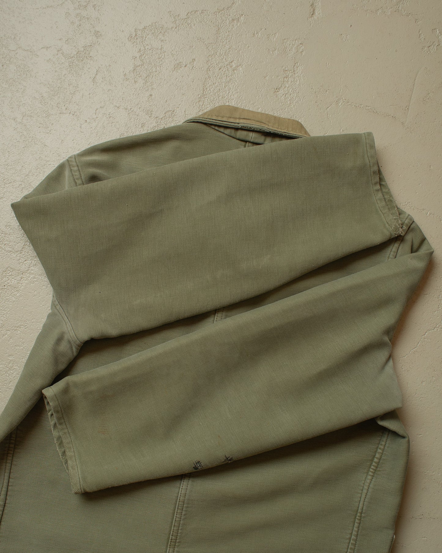 1950s/60s German Moleskin Work Jacket green - L/XL