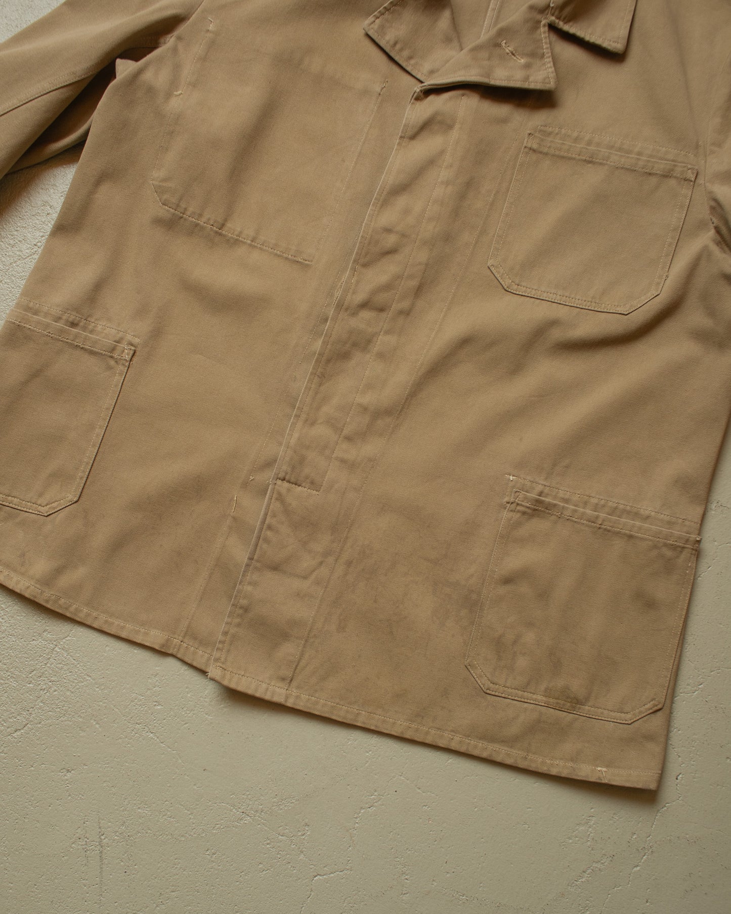 1940s Franz Maasberg German Work Jacket beige - M/L