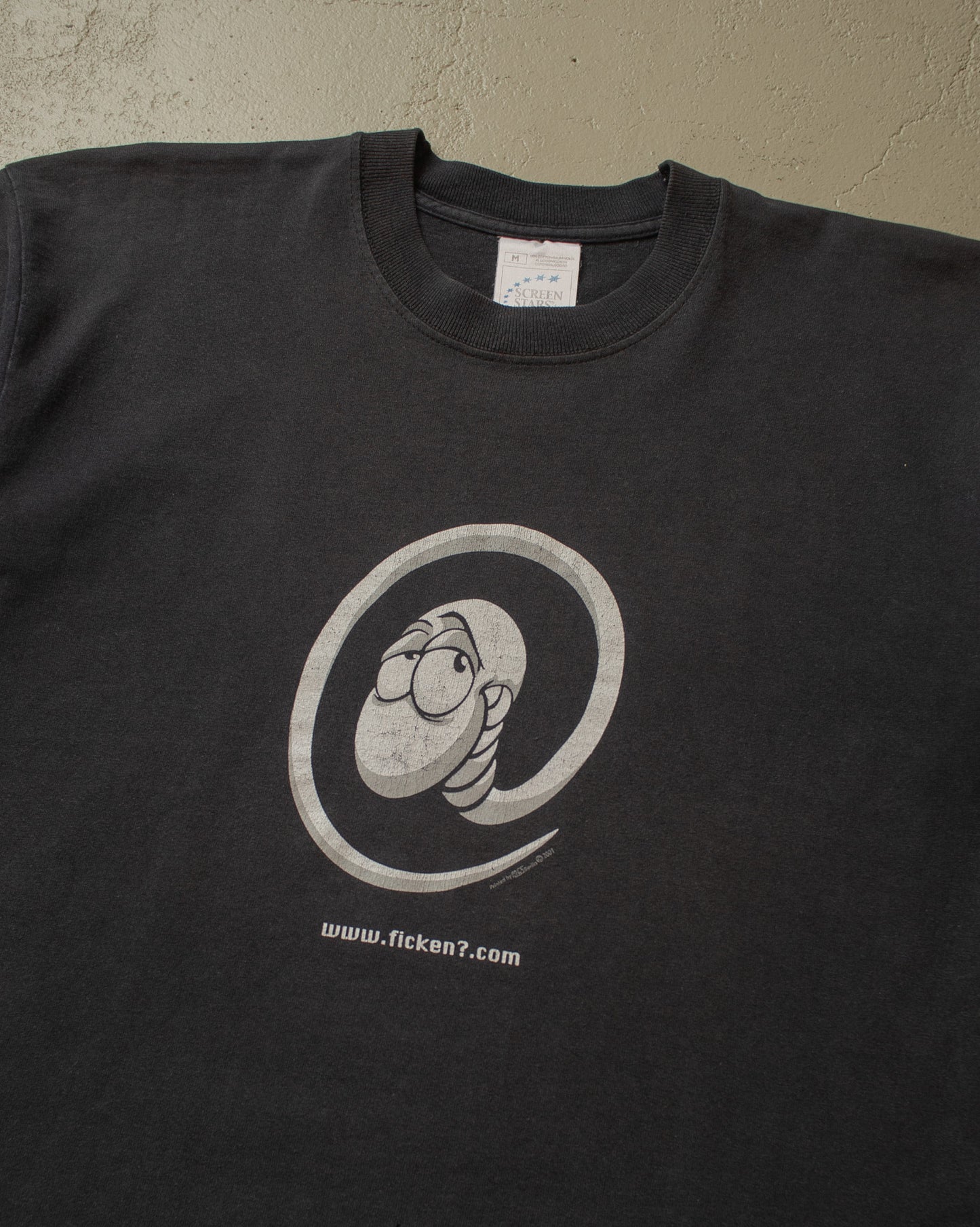 2001 Ficken?.com T-shirt black - S/M