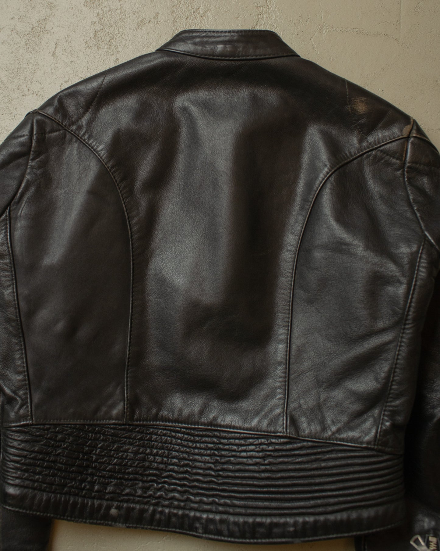 1970s Harro Leather Biker Jacket black - M